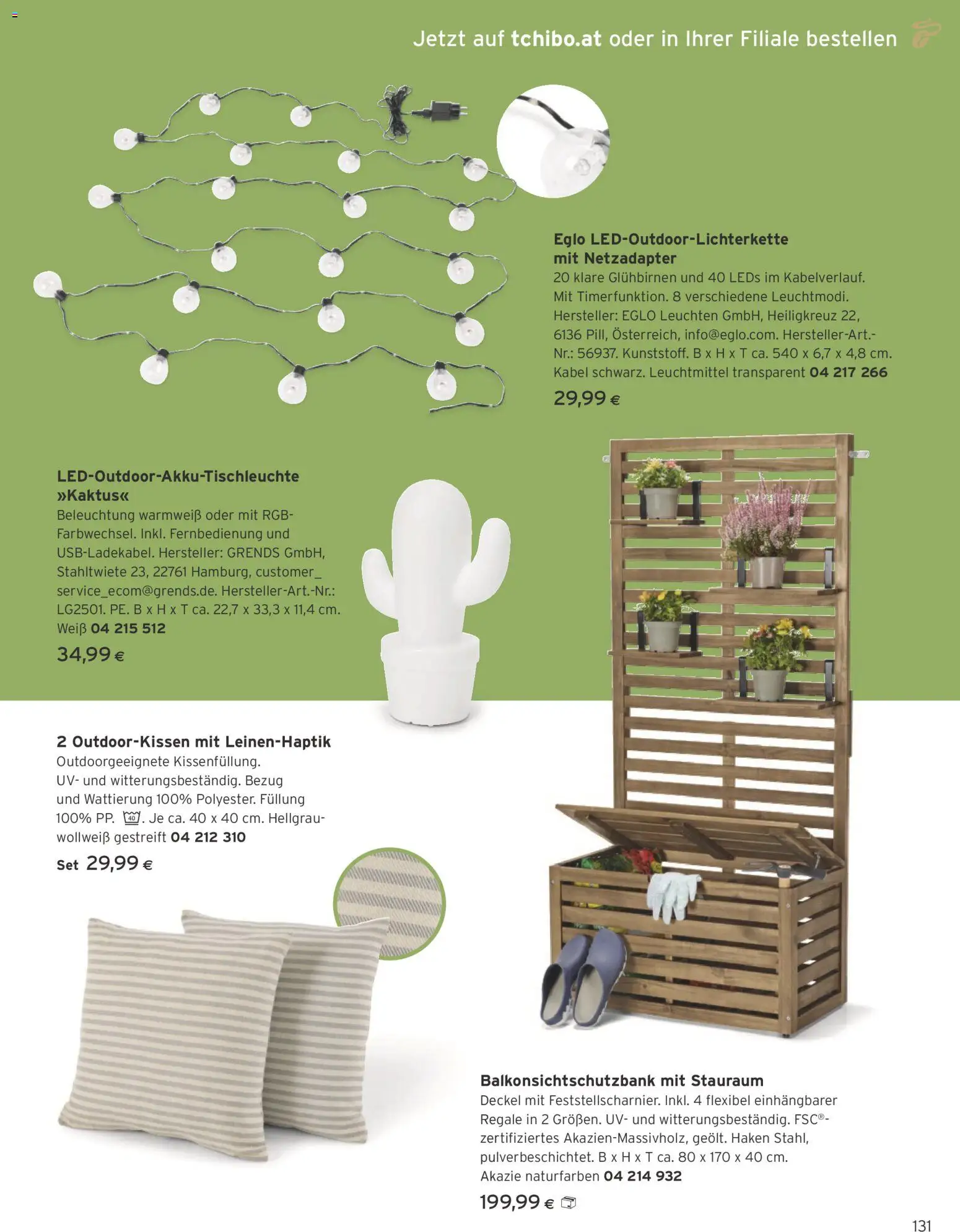 Tchibo Eduscho - Katalog April 2026 gültig ab 01.04.2026 | Seite: 131 | Produkte: Kabel