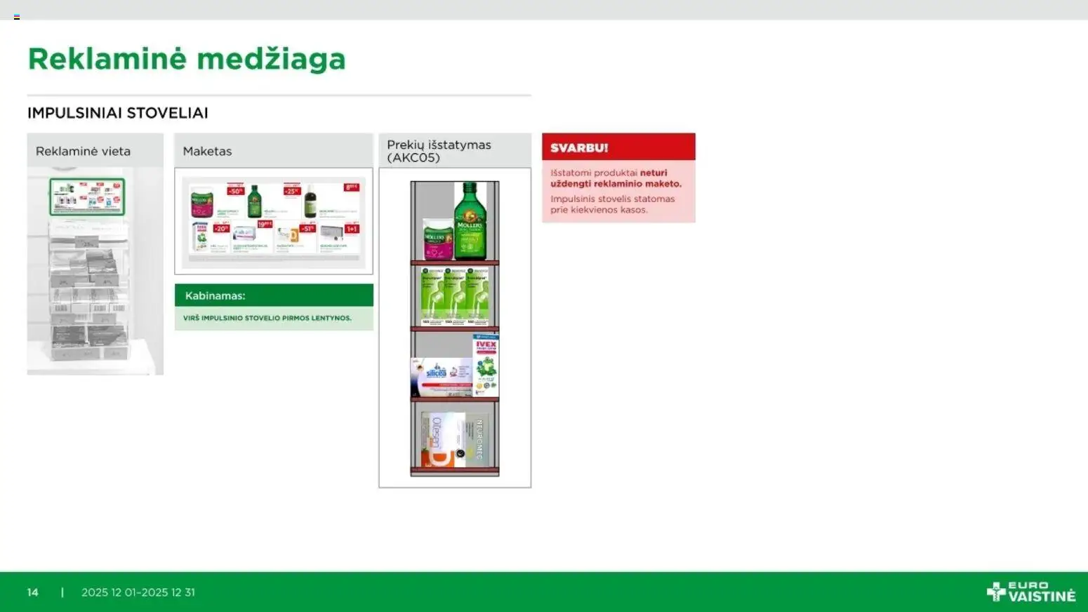 EUROVAISTINĖ akcijos nuo 01.12.2025 | Puslapis: 14