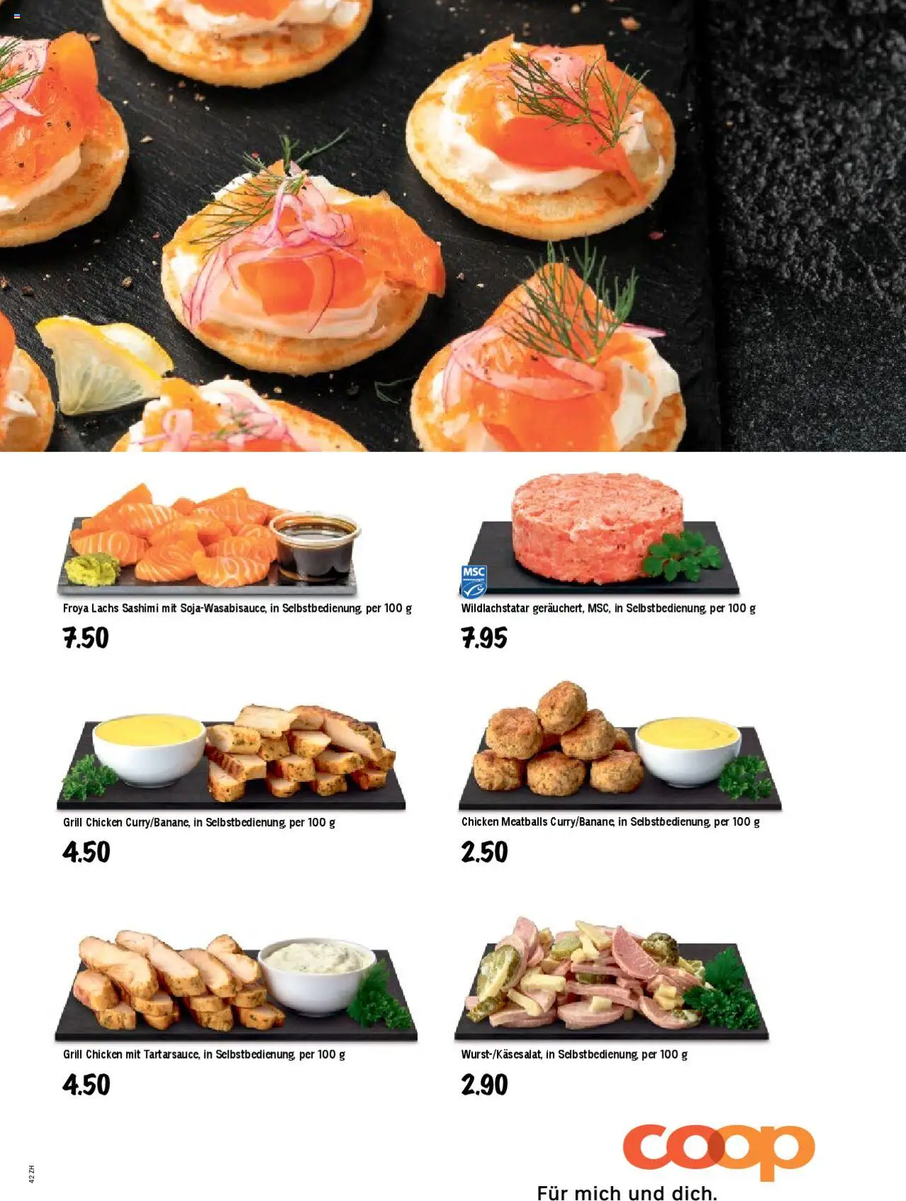 Coop Magazin ab 03.07.2025 | Seite: 63 | Produkte: Lachs, Grill