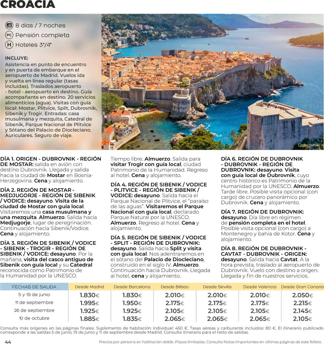 Viajes El Corte Inglés folleto │ válido desde el 01.04.2025 | Página: 44