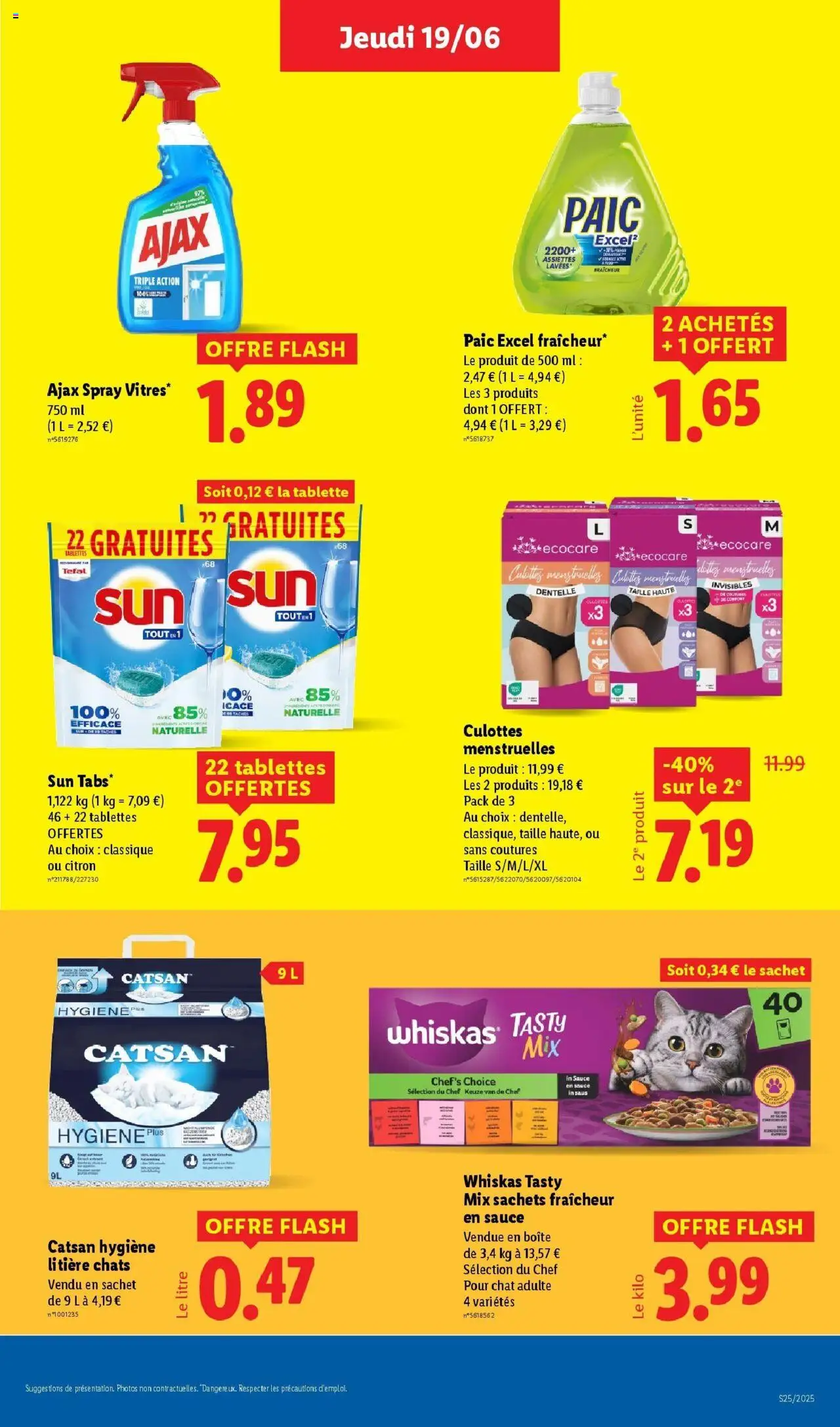  | Page: 15 | Produits: Tablette, Culottes menstruelles, Litière, Tefal