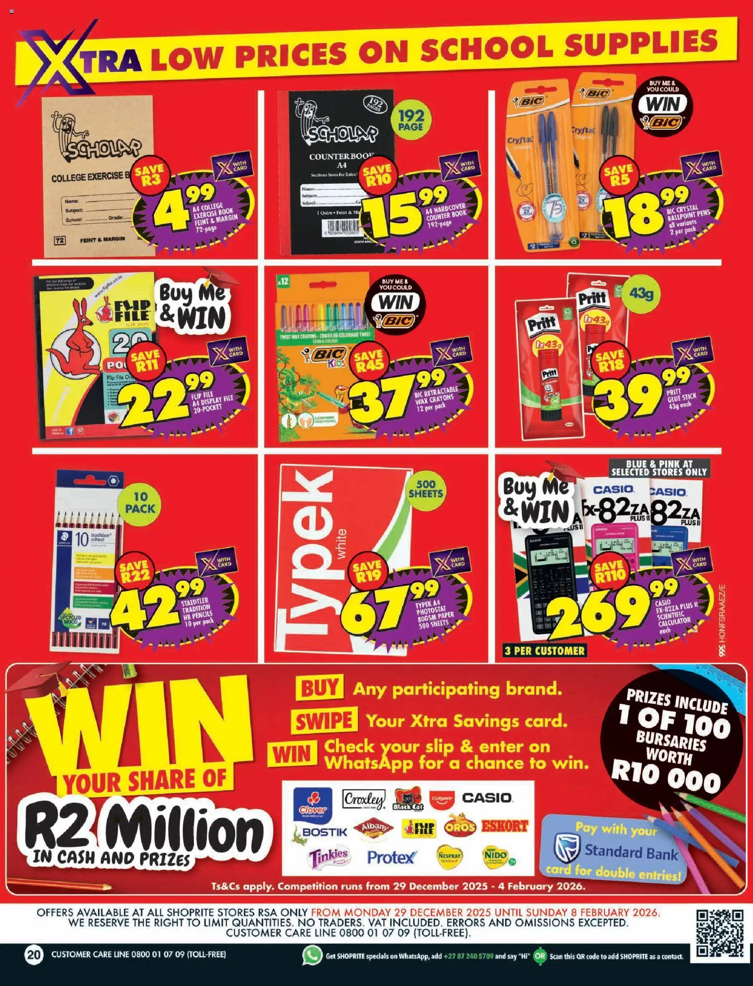 New Shoprite catalogue – valid from 29.12.2025 | Page: 20 | Products: Wax, Paper