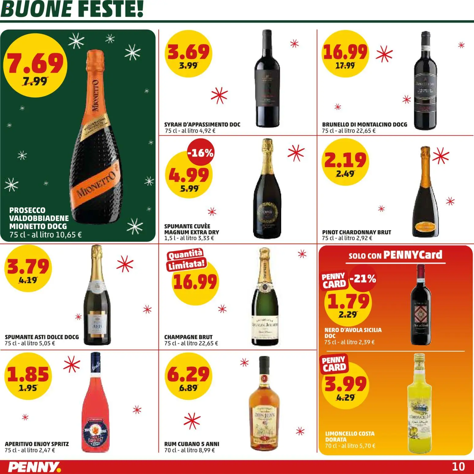 Volantino PENNY del 15.12.2025 | Pagina: 10 | Prodotti: Spumante, Champagne, Limoncello, Aperitivo