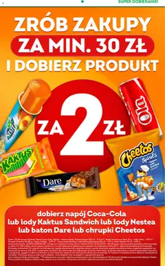 Żabka Gazetka od 30.07.2025 | Strona: 7 | Produkty: Chrupki, Sprite, Sandwich, Lody