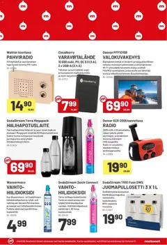 Motonet-mainoslehti voimassa 03.12.2025 alkaen | Sivu: 5 | Tuotteet: Valokuvakehys, Tee, Hiilihapotuslaite, Radio