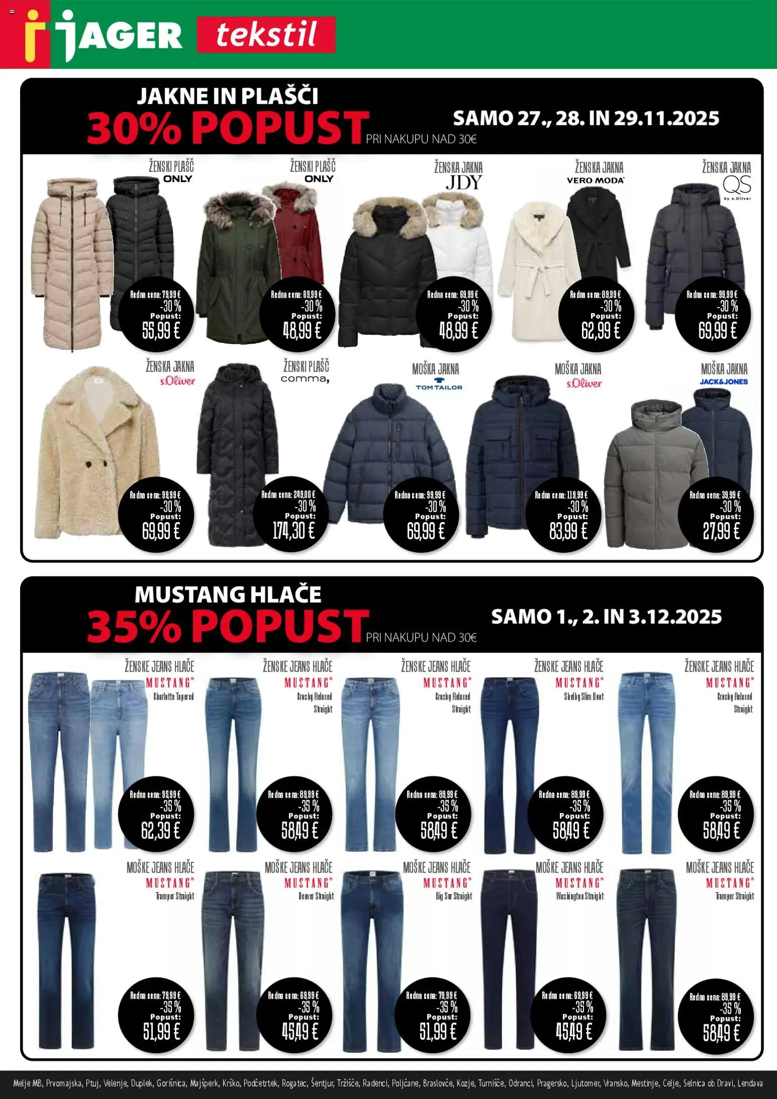 Novi Jager katalog ponudbe – veljaven od 27.11.2025 | Stran: 12 | Izdelki: Jakna, Plasc, Hlace