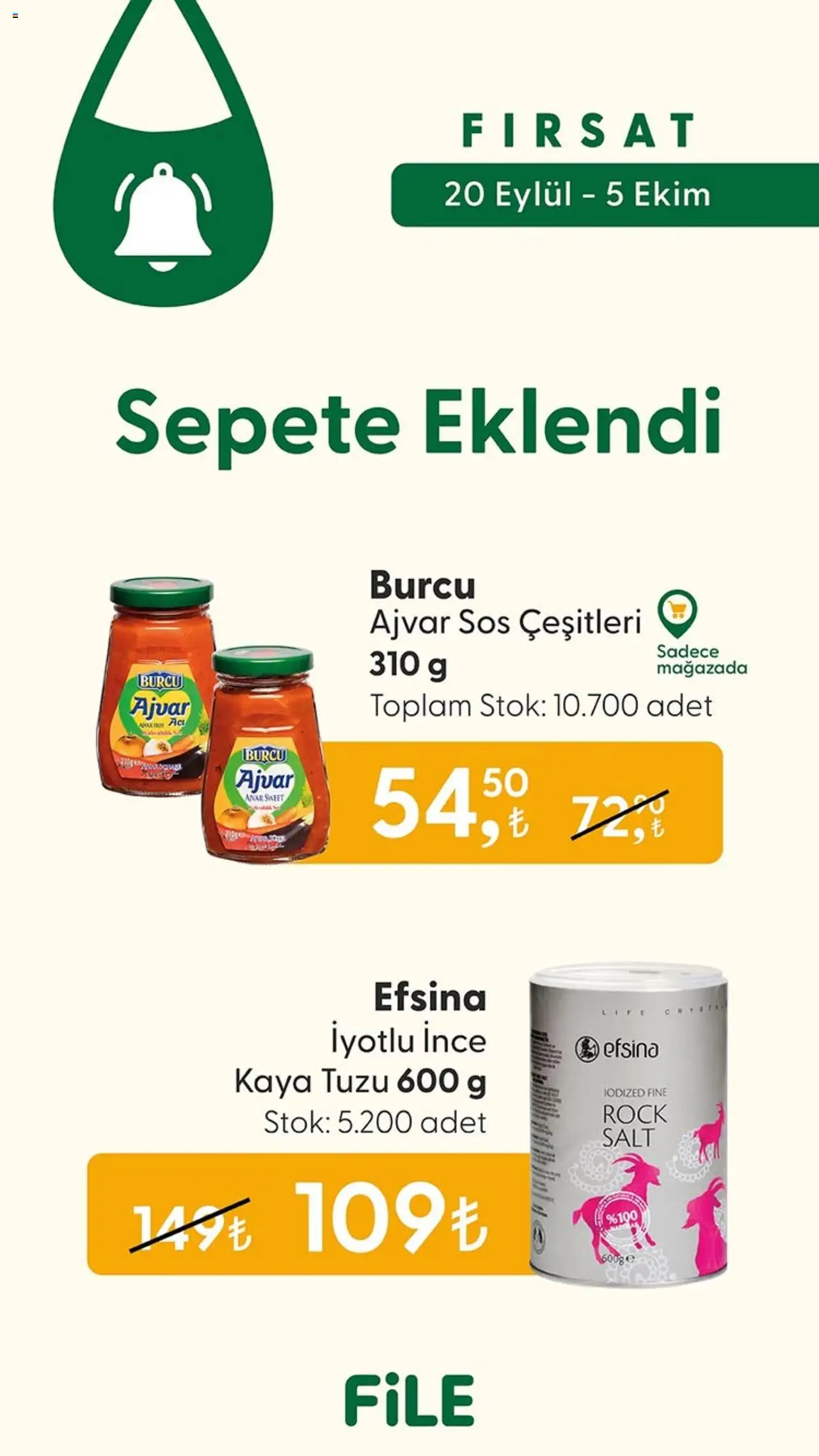File Market İndirim - 01.10.2025 tarihinden itibaren geçerlidir | Sayfa: 3 | Ürünler: Sos