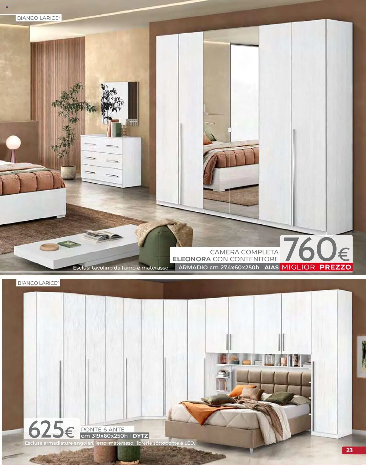 Volantino Mondo Convenienza del 09.09.2025 | Pagina: 25 | Prodotti: Tavolino, Contenitore, Armadio