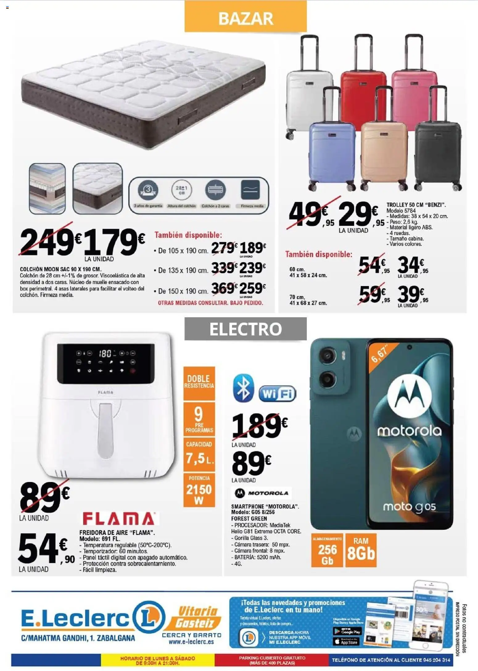 E.Leclerc folleto │ válido desde el 10.12.2025 | Página: 12 | Productos: Teléfono, Smartphone, Colchon, Cámara