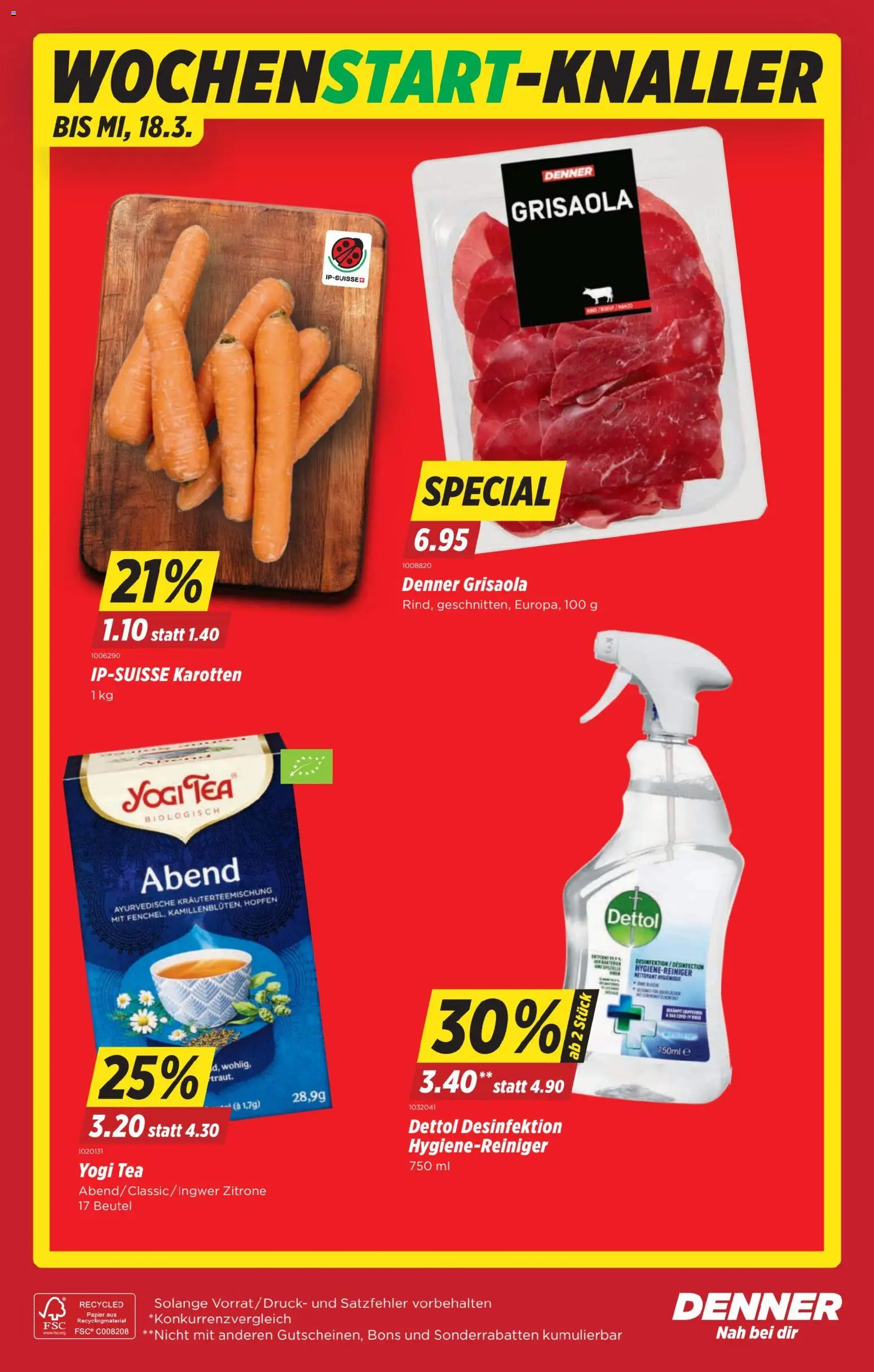 Denner aktionen – gültig ab 12.03.2026 | Seite: 22 | Produkte: Zitrone