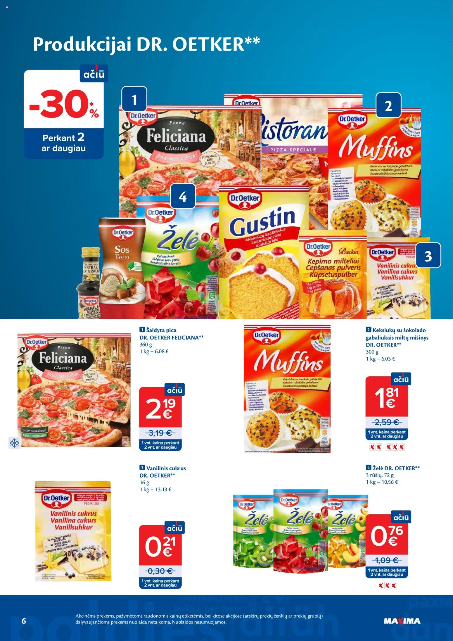 MAXIMA akcijos nuo 24.03.2026 | Puslapis: 6 | Prekių: Pica, Cukrus