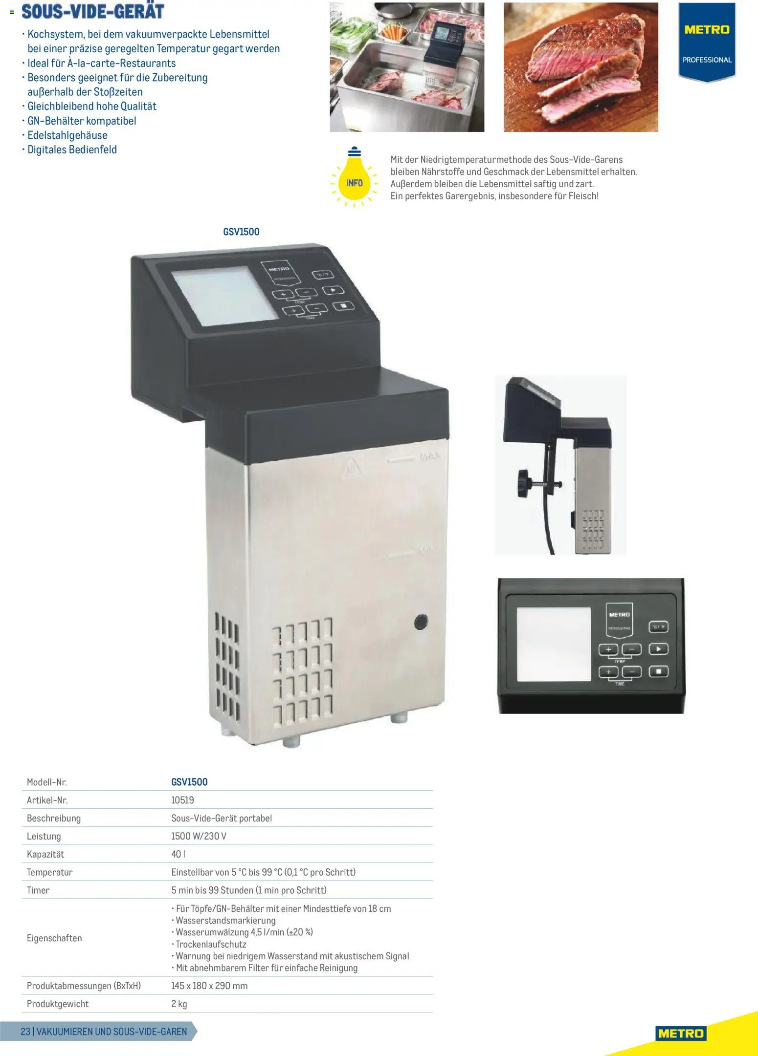 Metro Gastrogeräte gültig ab 23.02.2026 | Seite: 23 | Produkte: Libacomb