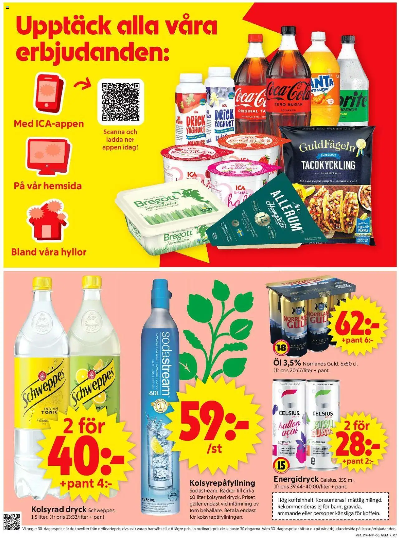 ICA Supermarket reklamblad aktuell från 09.06.2025 | Sida: 9 | Produkter: Galler, Bregott, Yoghurt, Kiwi