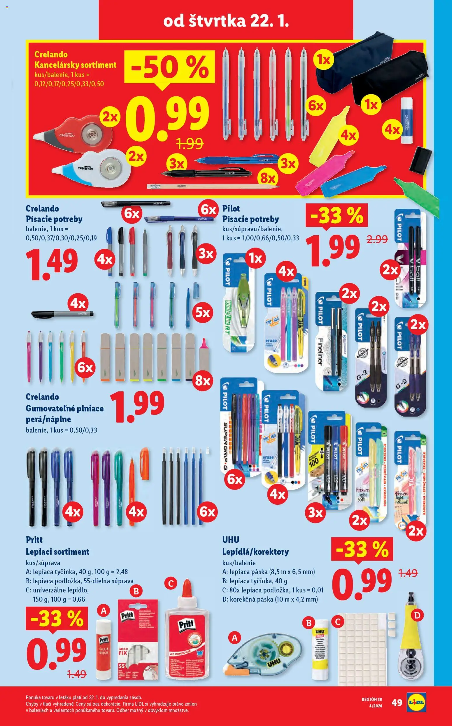 Nové Lidl akcie – leták je platný od 19.01.2026 | Strana: 81