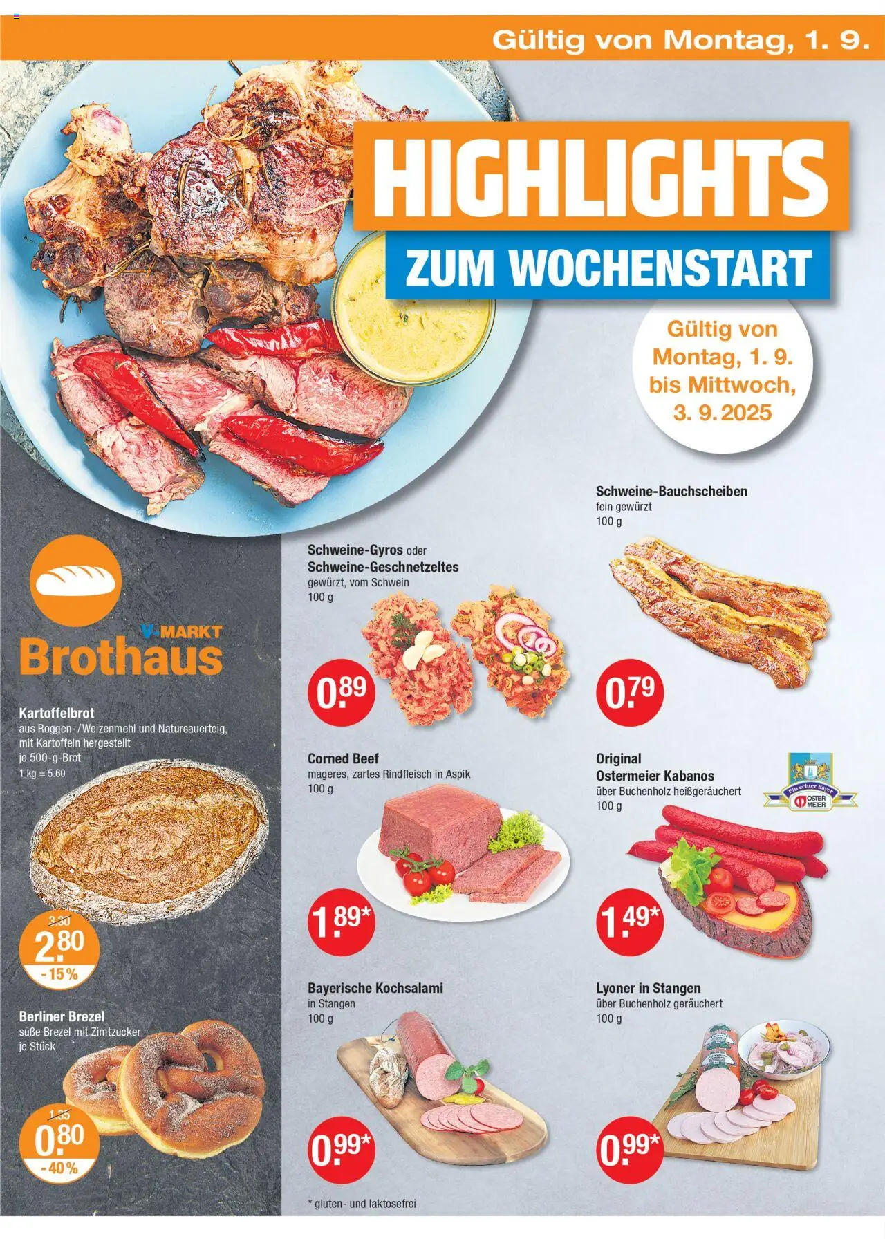V-Markt - /Oberbayern - gültig ab dem 28.08.2025 | Seite: 18 | Produkte: Berliner, Kartoffeln, Rindfleisch