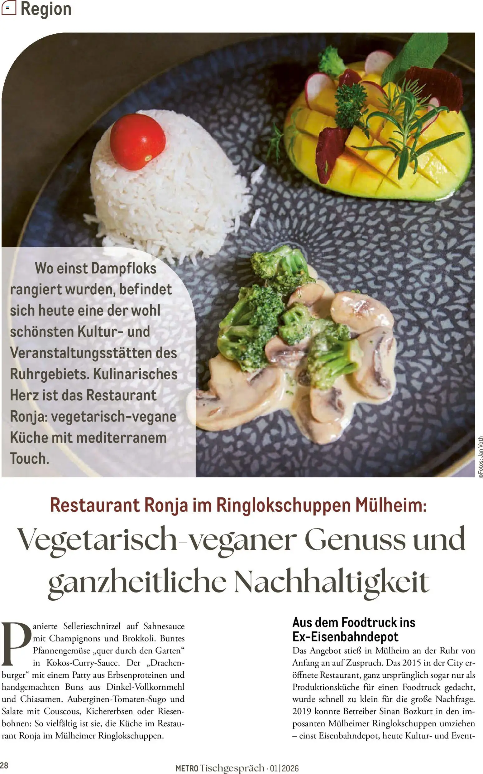 Metro Tischgespräch – gültig ab 01.02.2026 | Seite: 28 | Produkte: Küche, Burger, Champignons