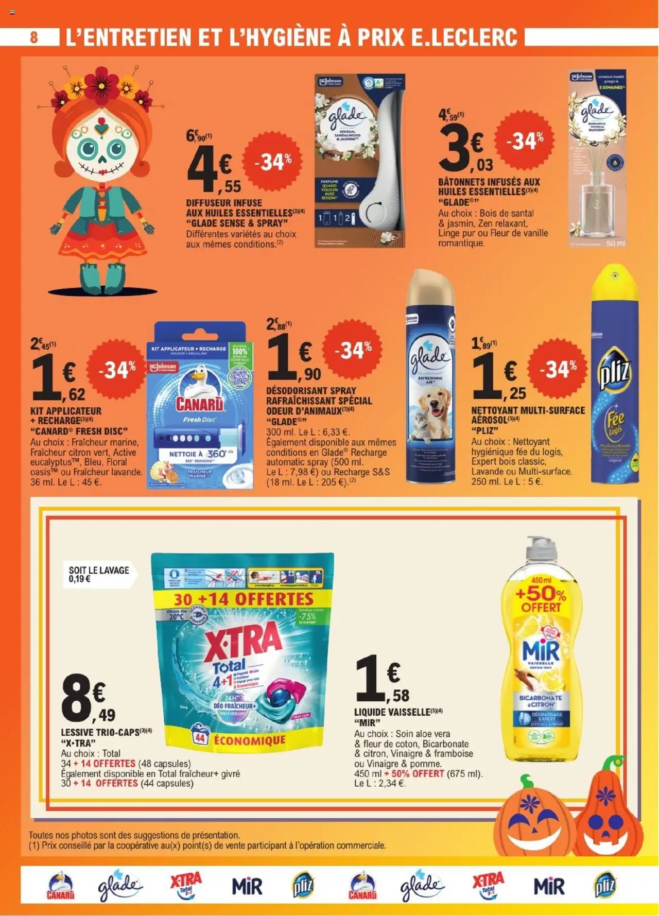 {H1} | Page: 8 | Produits: Citron, Lavande, Diffuseur, Vinaigre