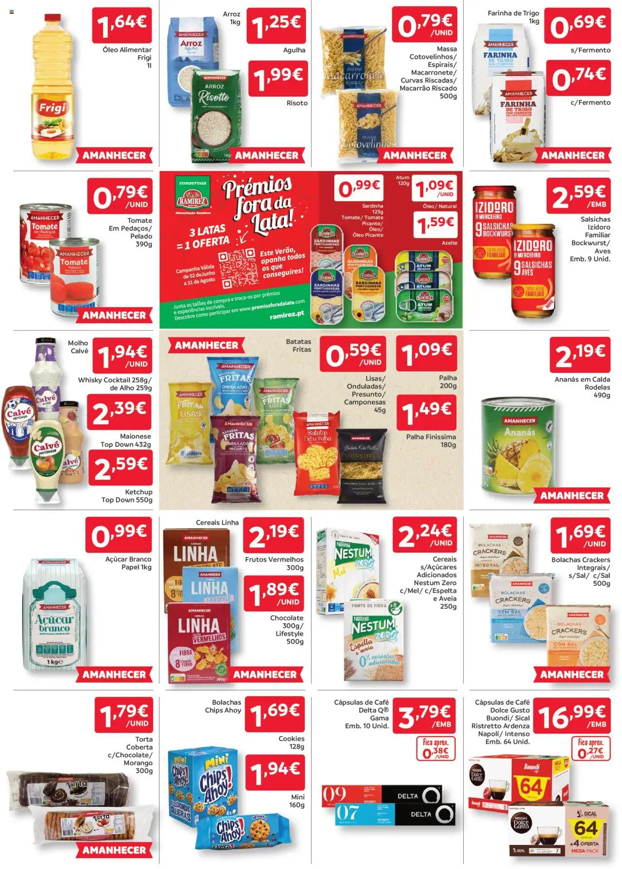 Amanhecer folheto │ válido de 07.08.2025 | Página: 3 | Produtos: Atum, Top, Maionese, Tomate
