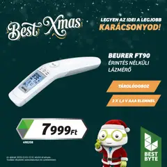 Best Byte Akciós újság - amely érvényes a következő dátumtól: 03.12.2025 | Oldal: 2 | Termékek: Tárolódoboz, Lázmérő