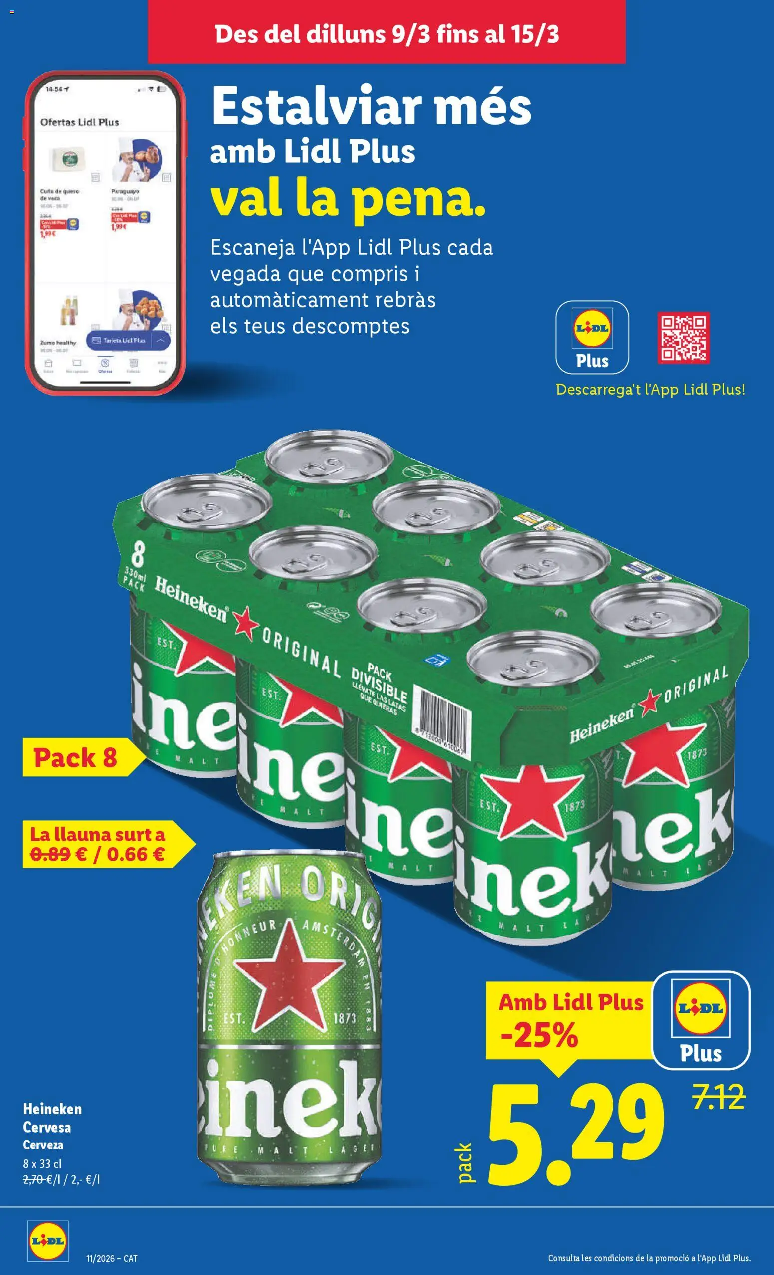Lidl folleto │ válido desde el 09.03.2026 | Página: 24 | Productos: Cerveza, Ροζ πιπέρι, Σπανάκι, Cuna