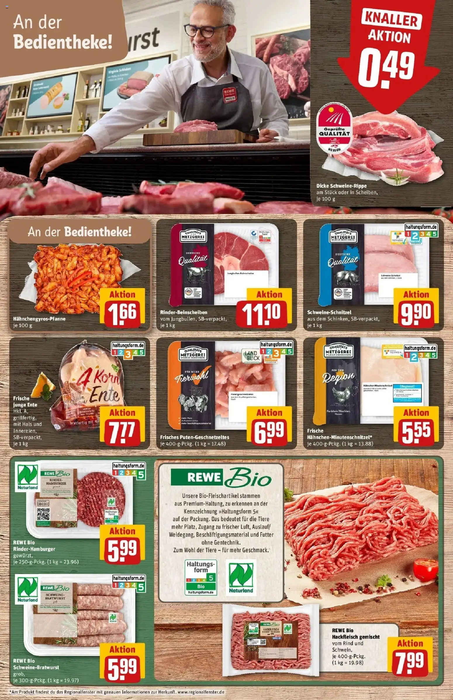 Rewe Prospekt Alzenau	 – gültig ab 02.03.2026 | Seite: 8 | Produkte: Bratwurst, Burger, Ente, Hackfleisch