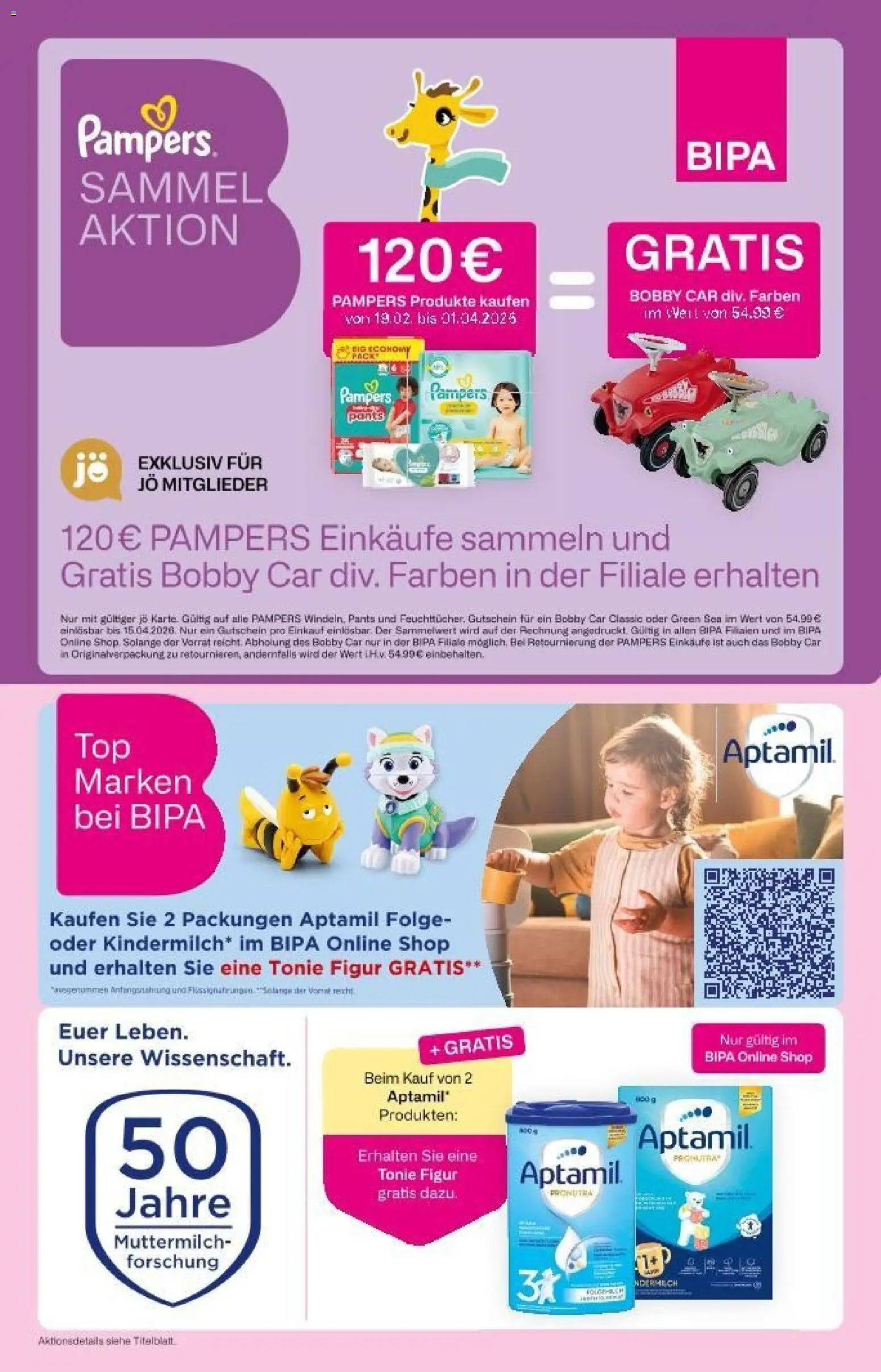 Bipa Flugblatt gültig ab 19.02.2026 | Seite: 8 | Produkte: Pampers