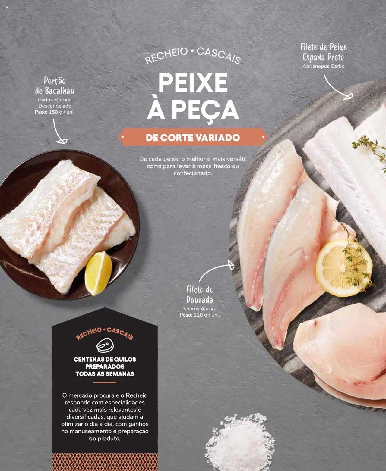 Recheio Peixaria │ válido de 19.09.2024 | Página: 20 | Produtos: Dourada, Bacalhau, Mesa, Peixe