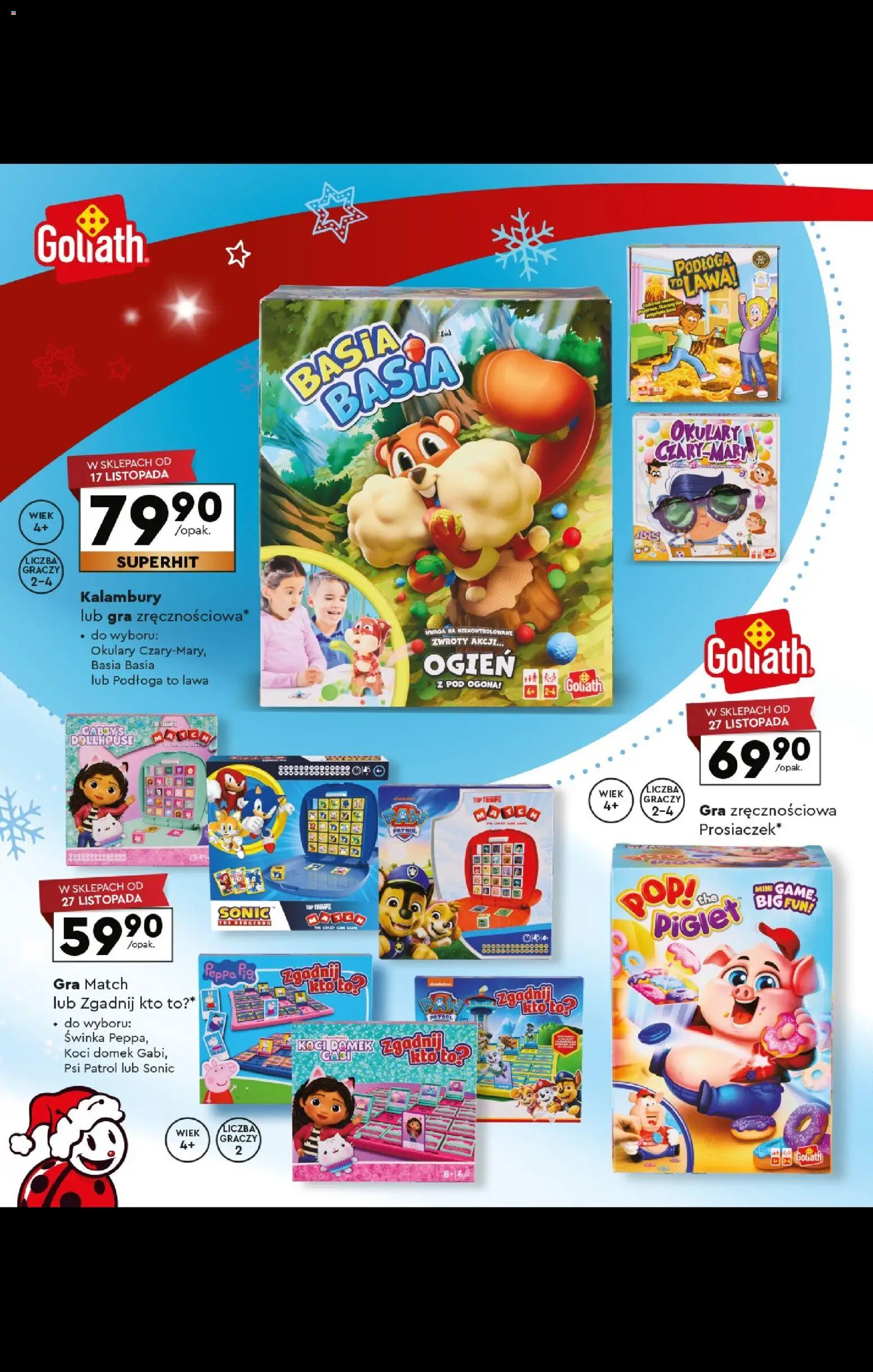 Biedronka gazetka - Kraina zabawek od 27.10.2025 | Strona: 88 | Produkty: Top, Okulary, Gra