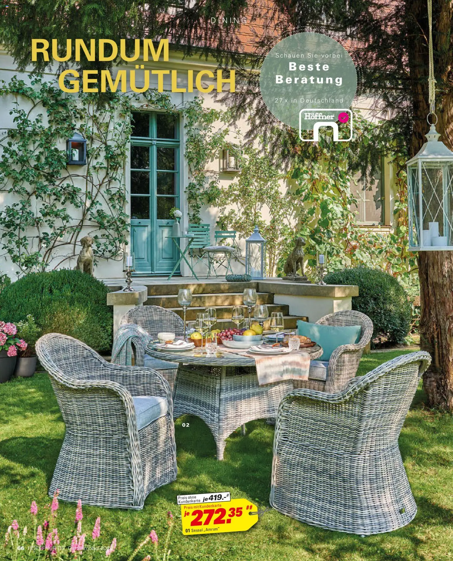 Höffner Prospekt Gartenmöbel – gültig ab 27.03.2026 | Seite: 66 | Produkte: Sessel