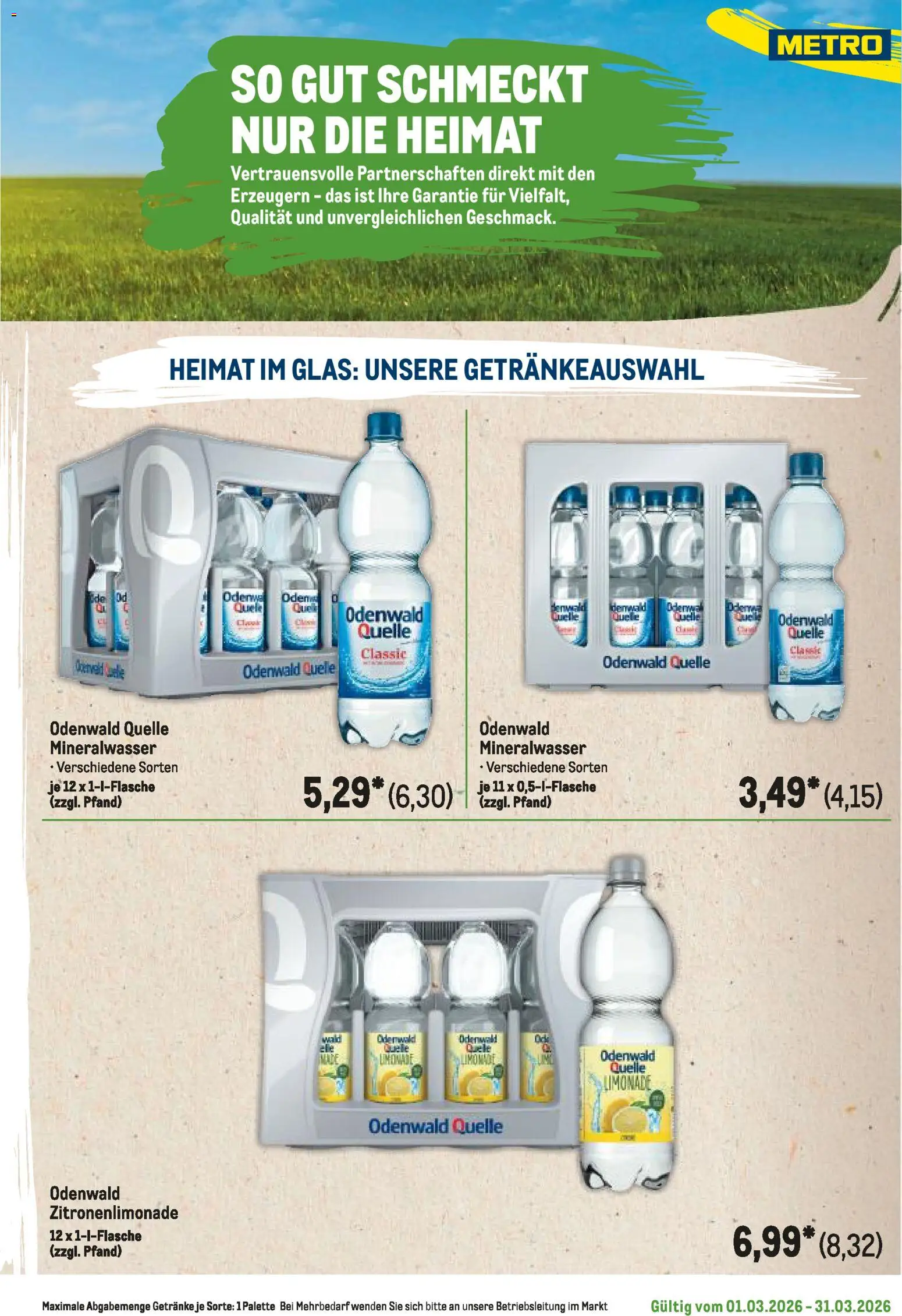 Metro Regionaler Flyer – gültig ab 01.03.2026 | Seite: 63 | Produkte: Limonade, Mineralwasser