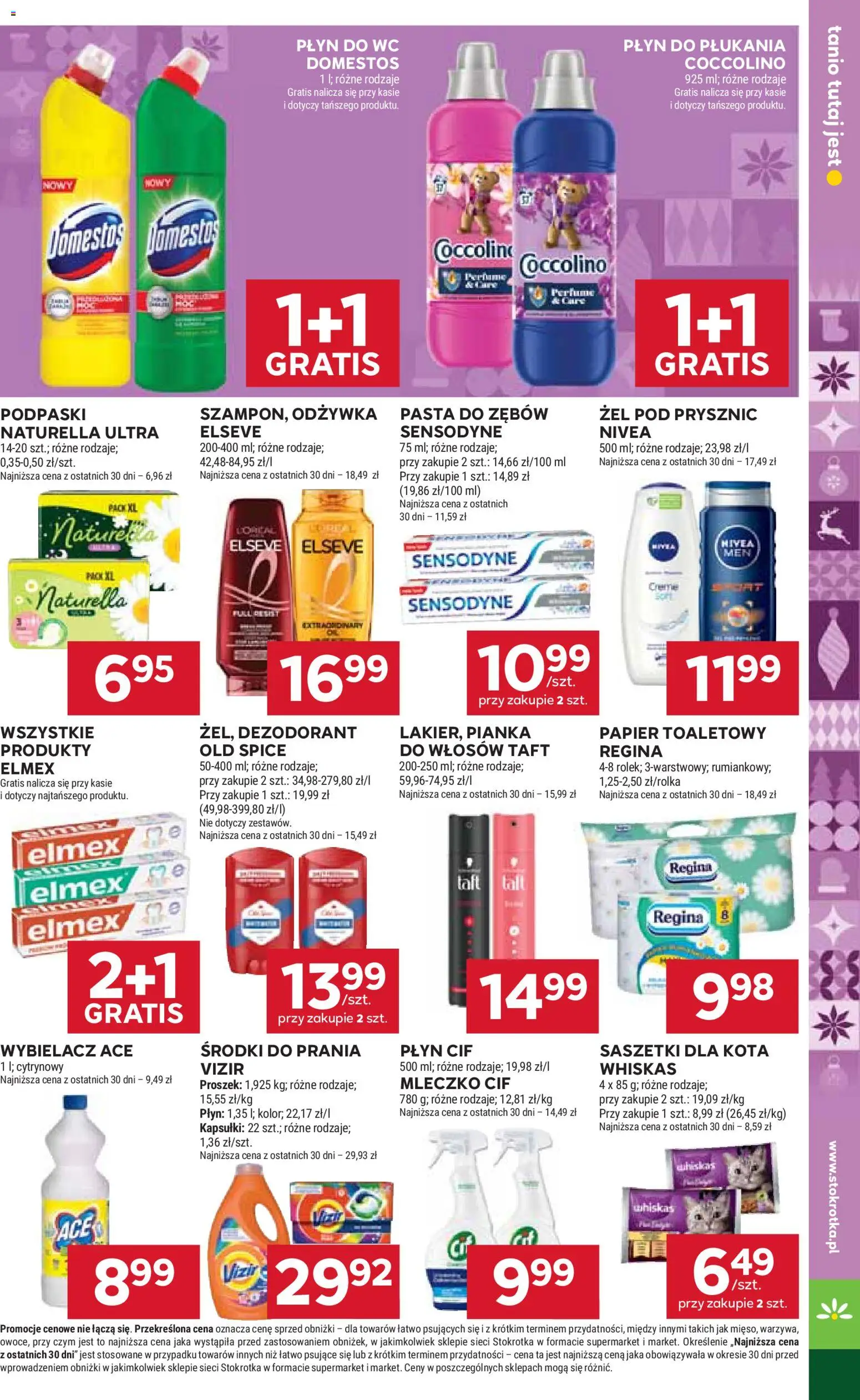 Stokrotka Gazetka - Market od 13.11.2025 | Strona: 21 | Produkty: Papier toaletowy, Odżywka, Żel pod prysznic, Old spice