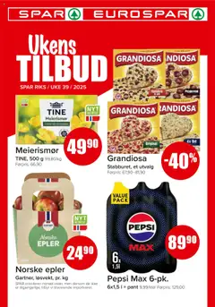Forhåndsvisning av Spar kundeavis gyldig fra 22.09.2025