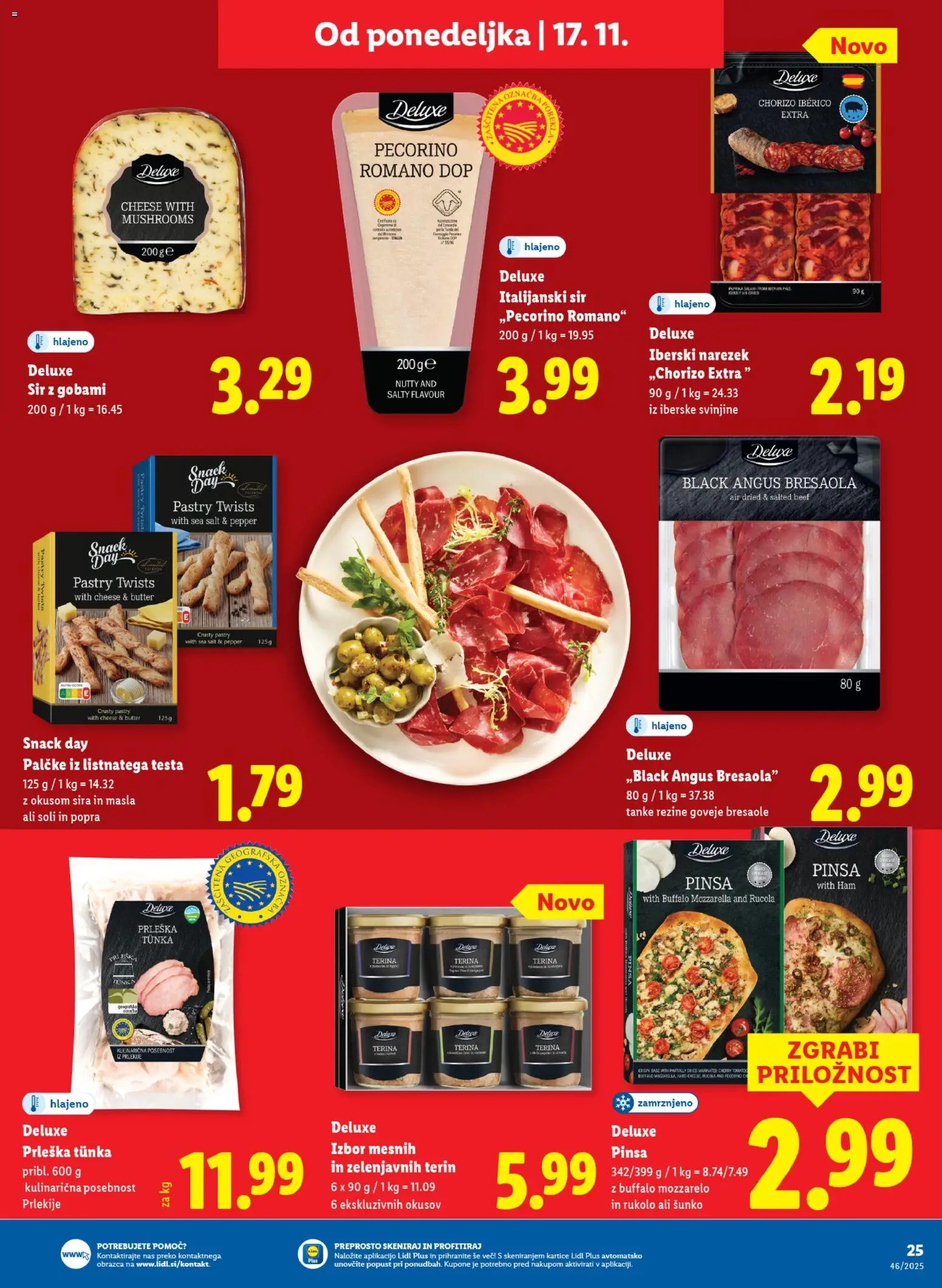 Novi Lidl katalog ponudbe – veljaven od 13.11.2025 | Stran: 53 | Izdelki: Narezek, Sir
