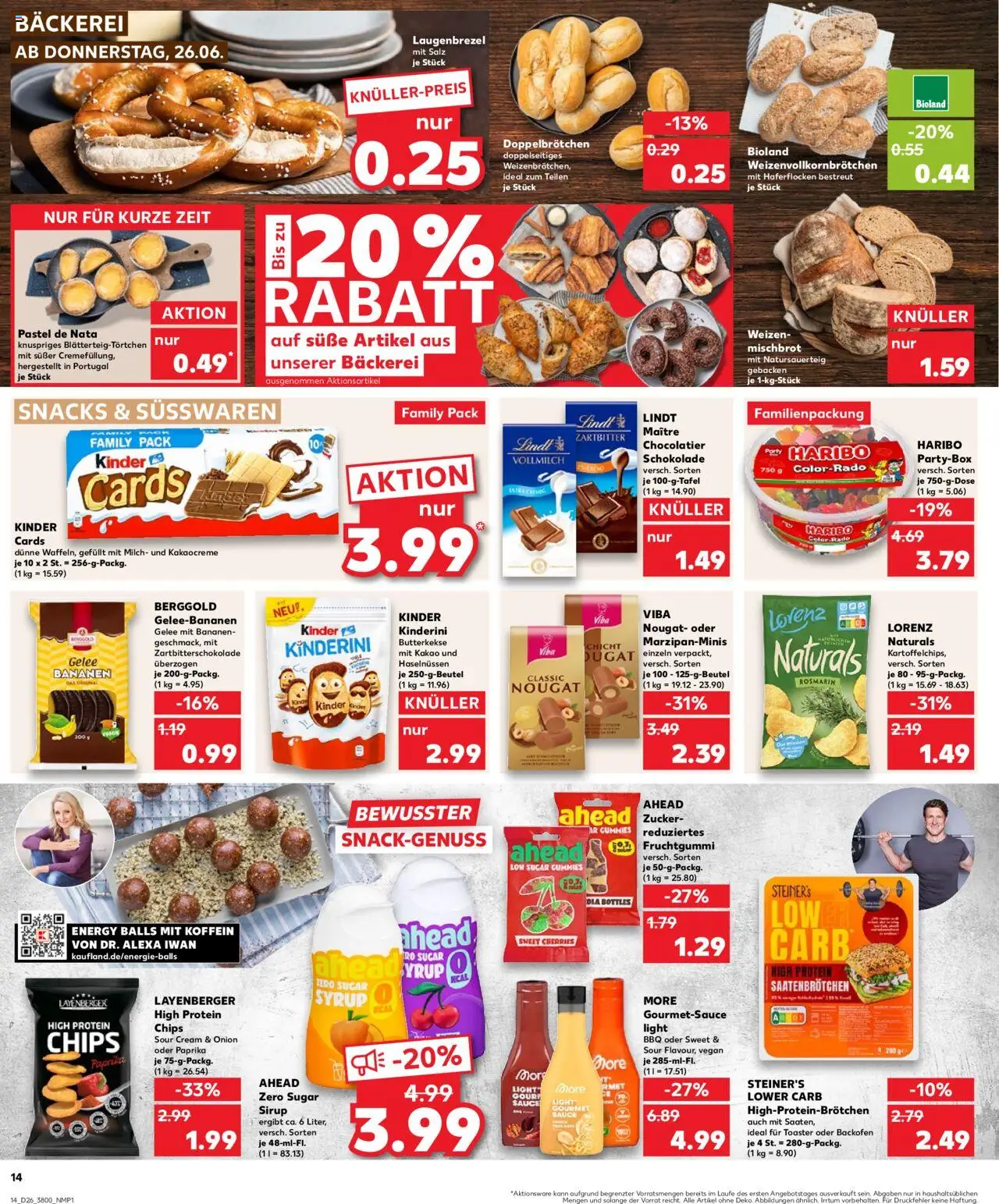 Kaufland Prospekt 	 - gültig ab dem 26.06.2025 | Seite: 14 | Produkte: Toaster, Haribo, Milch, Sirup