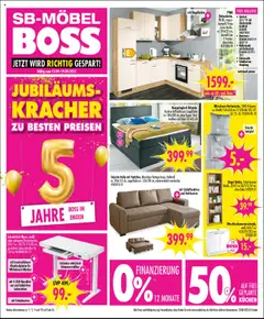 SB Möbel Boss Prospekt Emden	 ab 13.09.2025 gültig