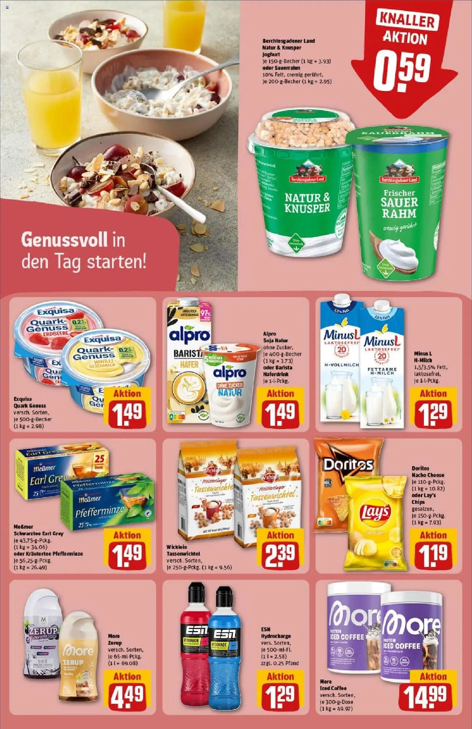 Rewe prospekt Dachau	 – gültig ab 26.10.2025 | Seite: 21 | Produkte: Quark, Milch, Haferdrink, Sauerrahm