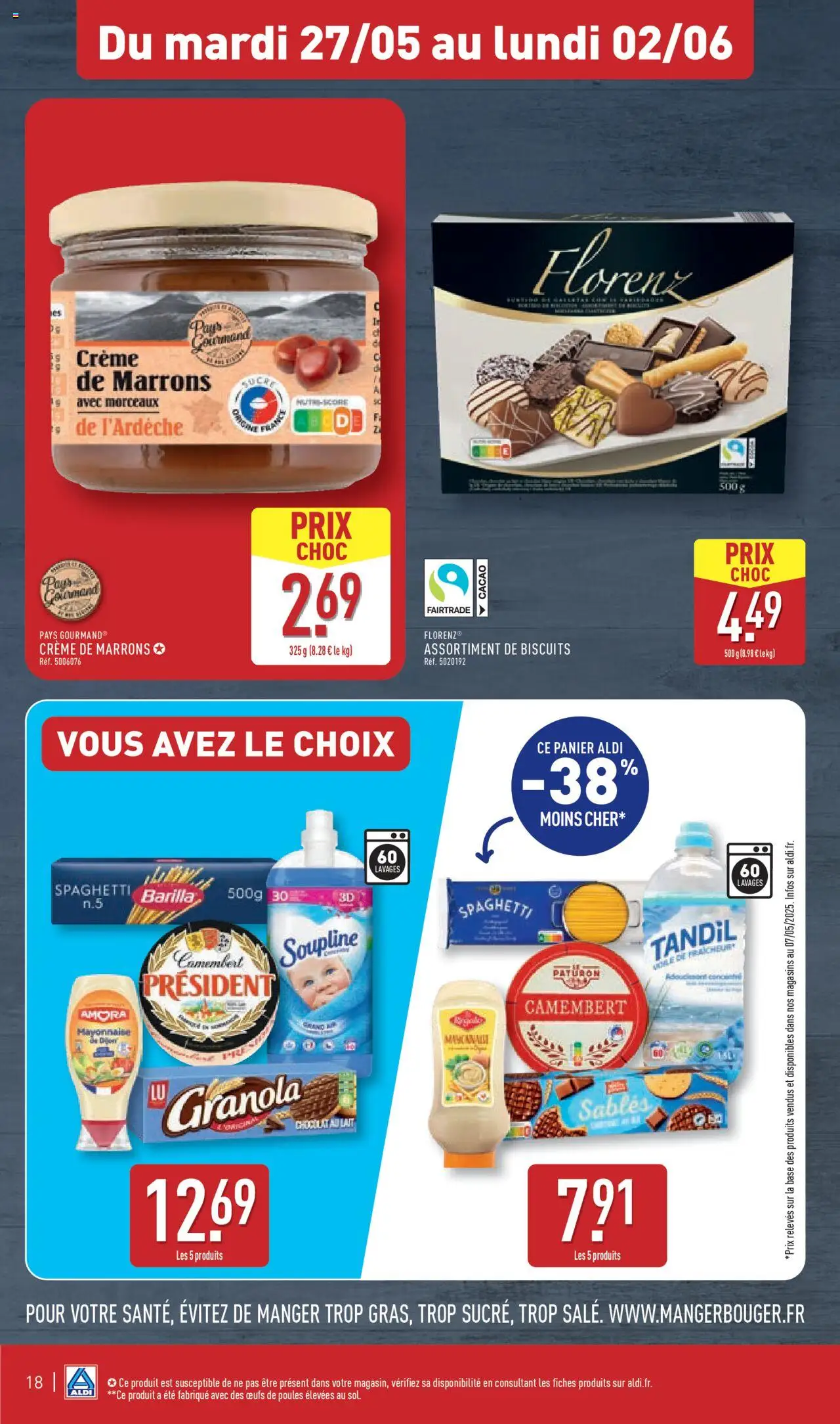  | Page: 21 | Produits: Soupline, Mayonnaise, Crème, Granola