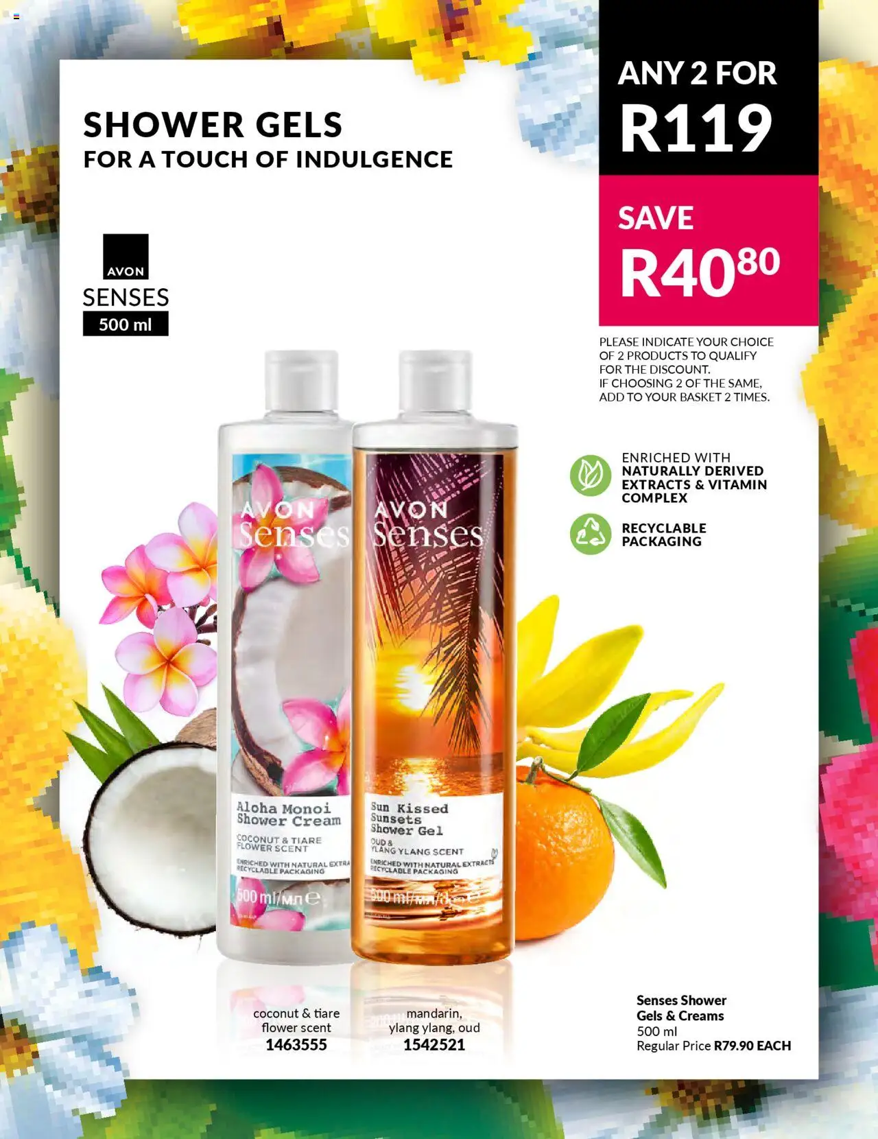 New Avon catalogue – valid from 19.09.2025 | Page: 25 | Products: Shower, Basket, Cream, Shower gel
