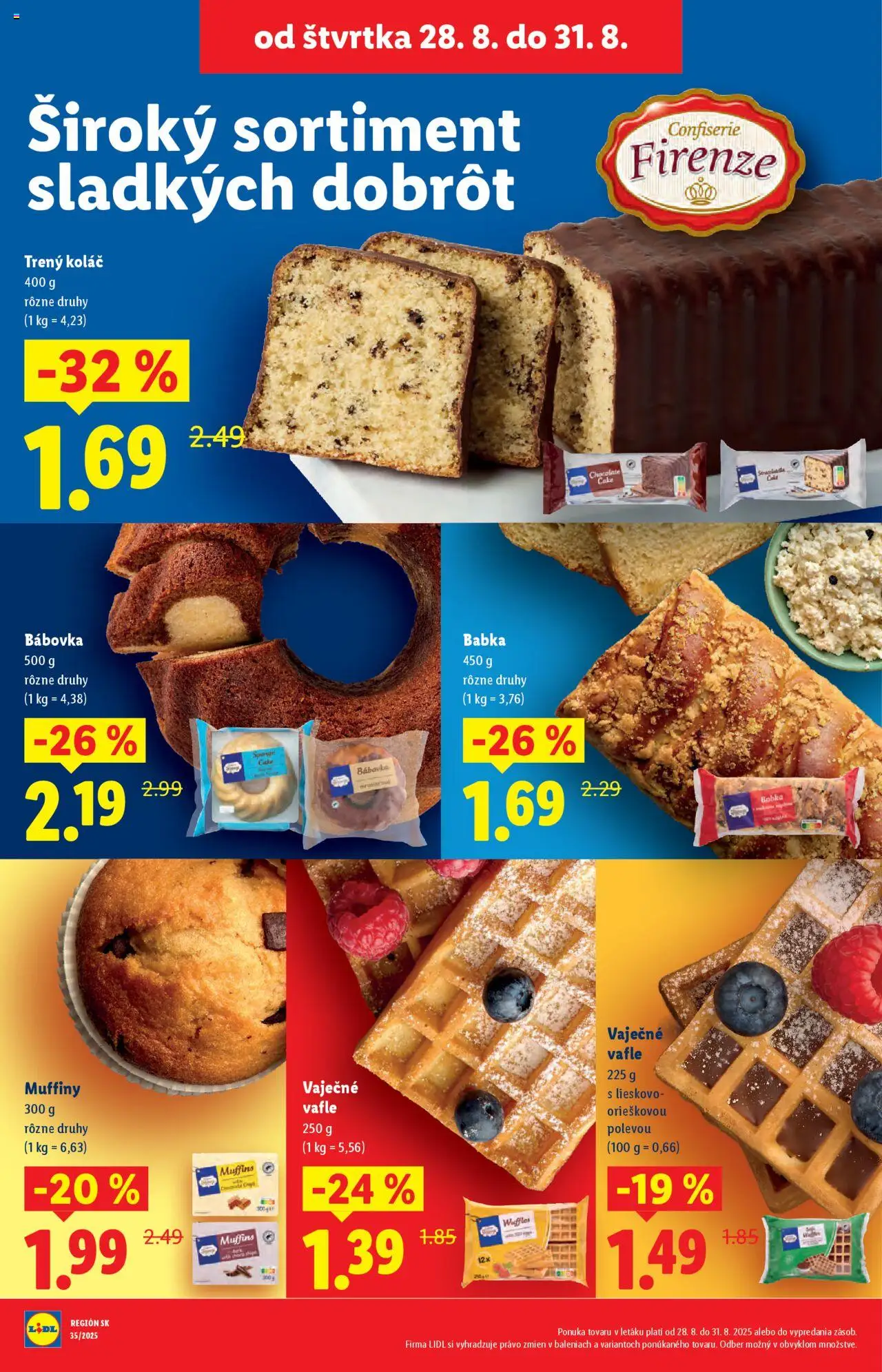 Lidl leták │ platný od 25.08.2025 | Strana: 80 | Produkty: Koláč