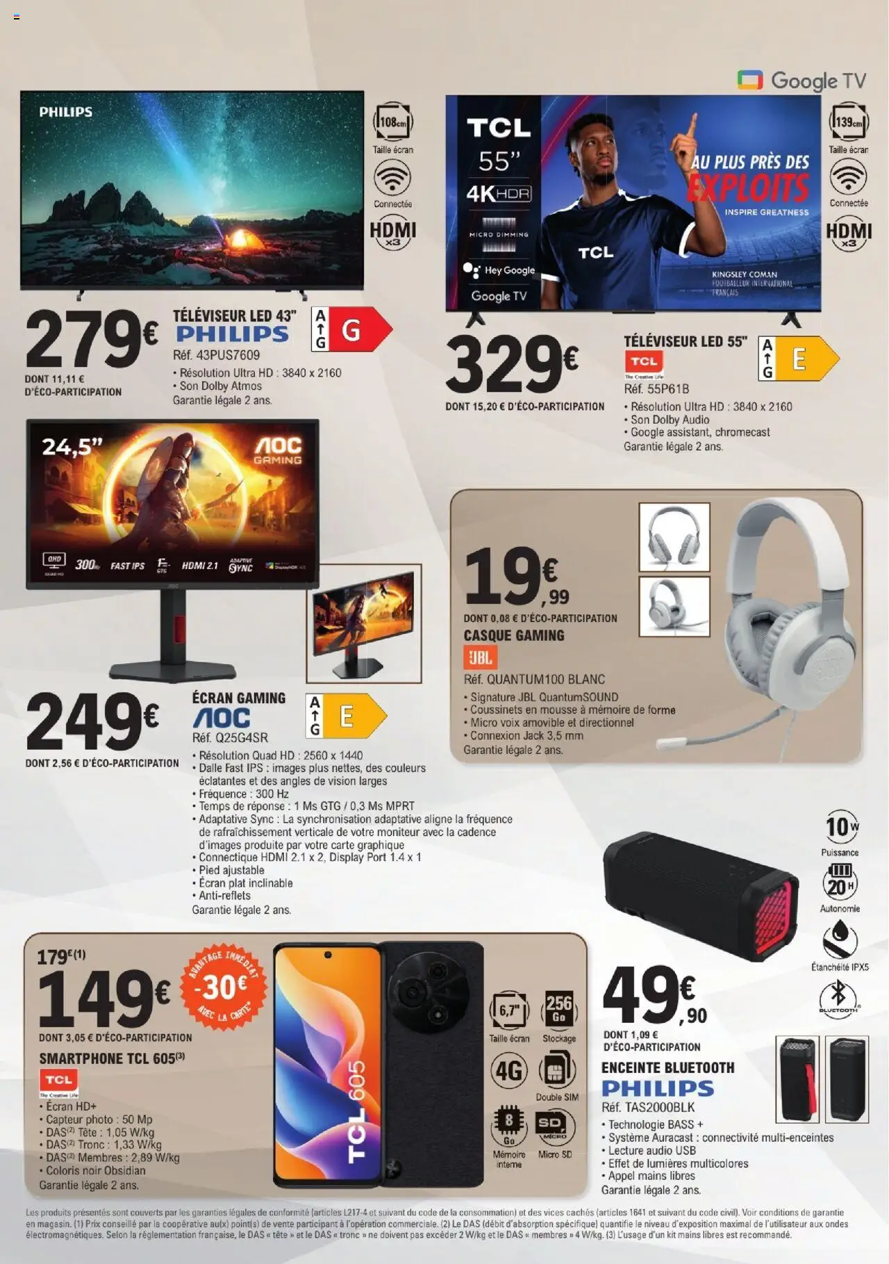 {H1} | Page: 2 | Produits: Moniteur, Audio, USB, Mousse