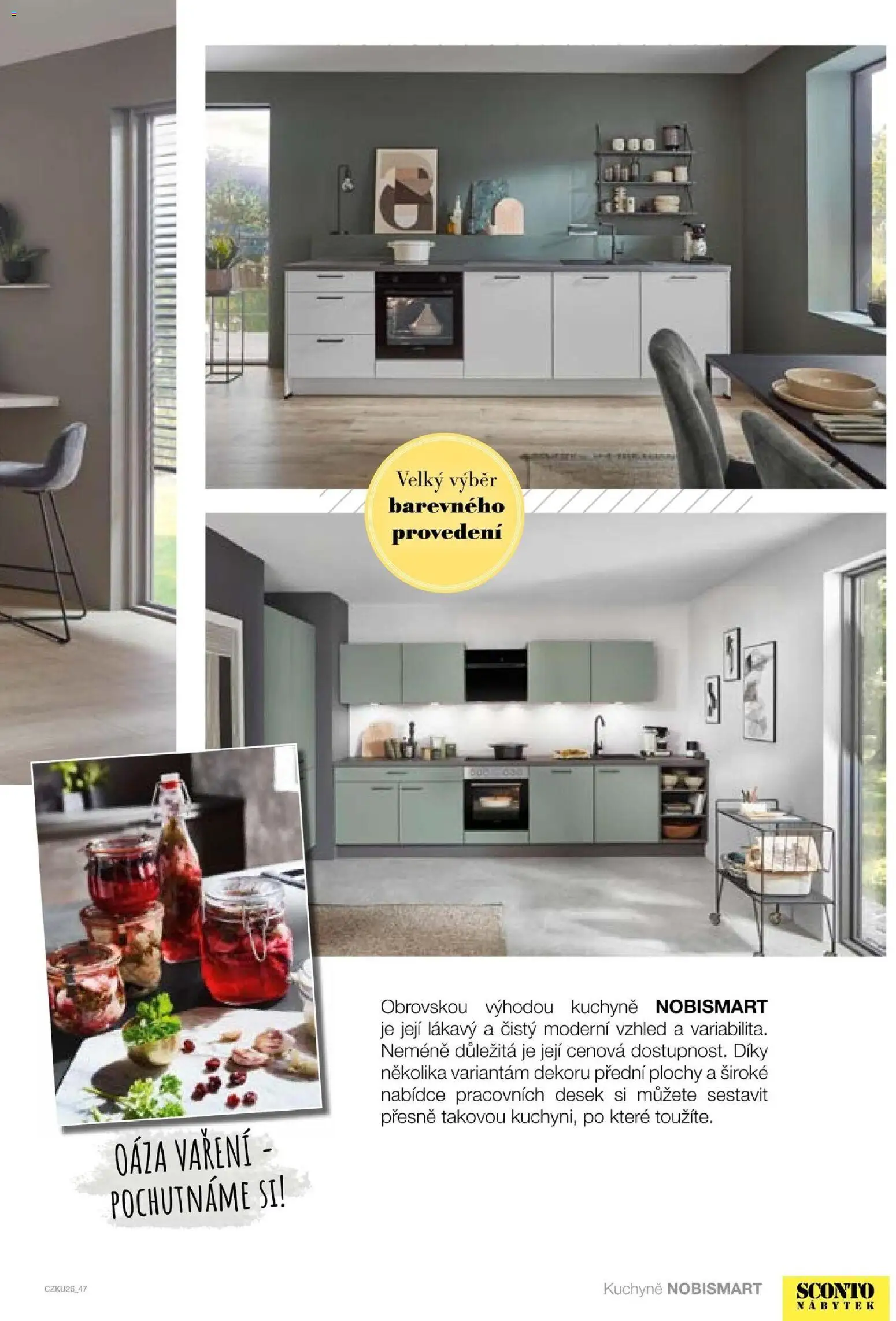 Sconto nábytek katalog - Kuchyně na míru od 06.01.2026 | Strana: 47 | Produkty: Nábytek, Kuchyně
