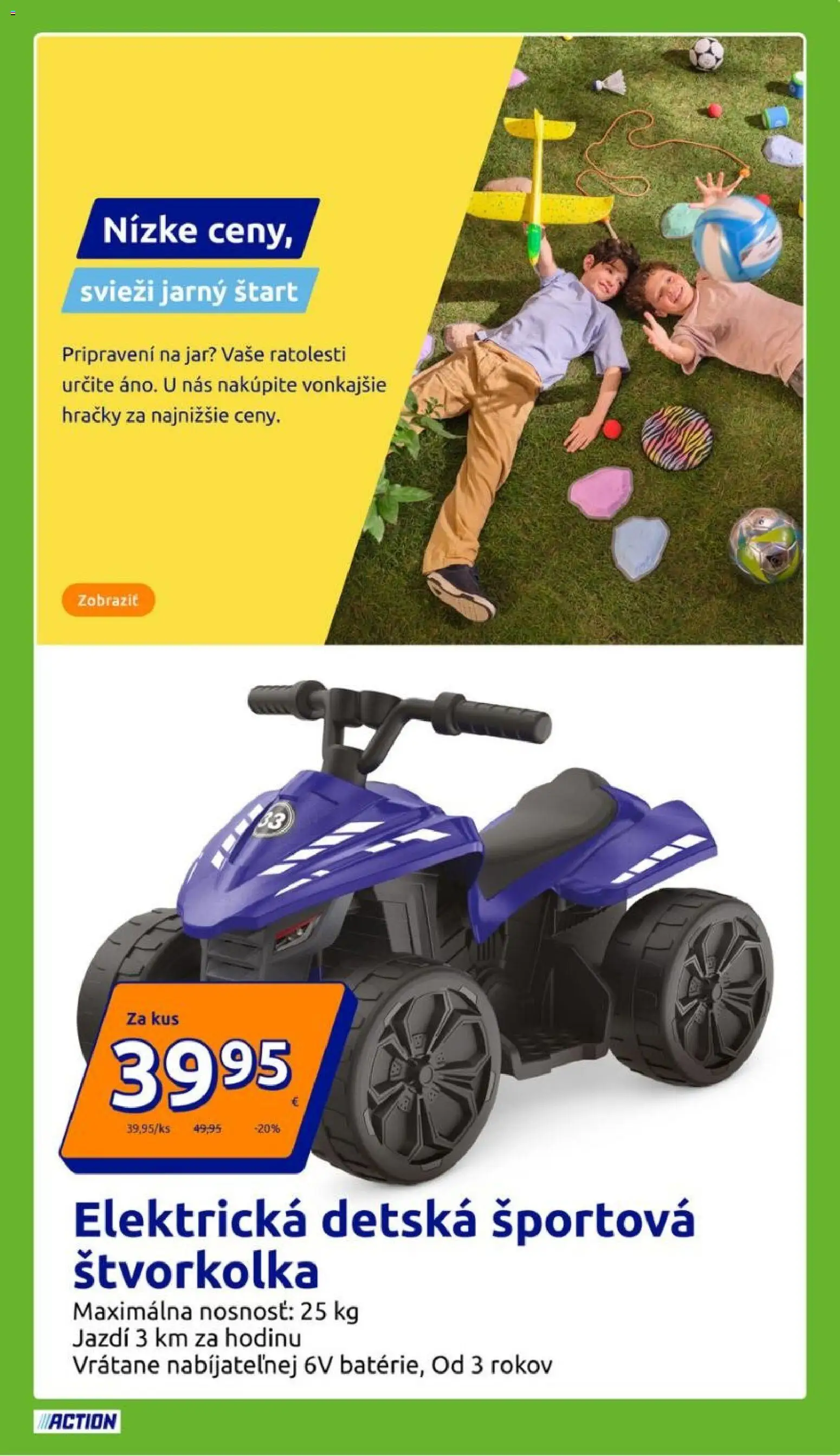 Nové Action akcie – leták je platný od 25.03.2026 | Strana: 17 | Produkty: Hračky, Jar