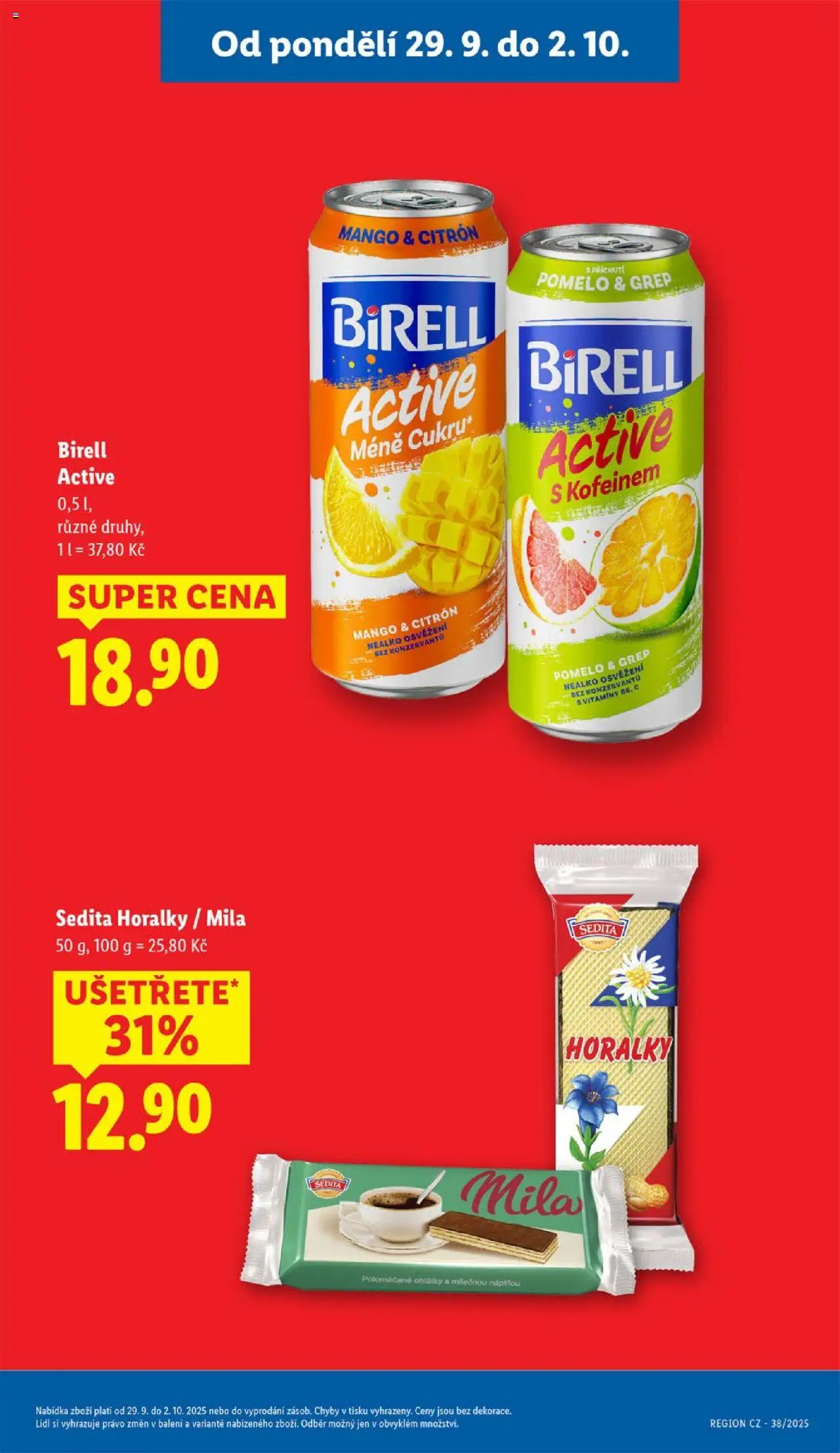 Lidl leták od 29.09.2025 | Strana: 5 | Produkty: Pomelo, Birell, Vitamíny, Mila