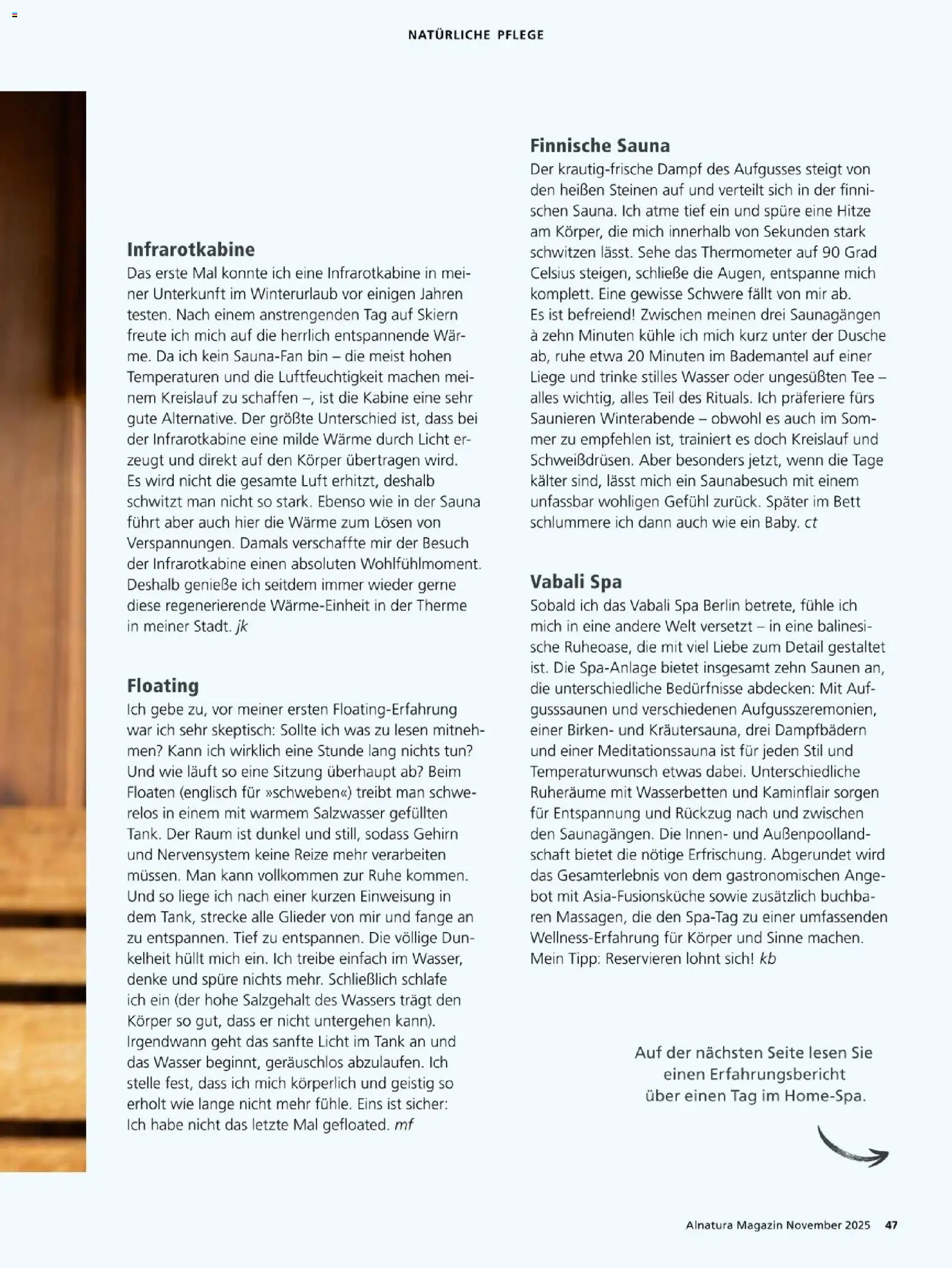 Alnatura Prospekt – gültig ab 01.11.2025 | Seite: 47 | Produkte: Bett, Liege, Dusche, Tee