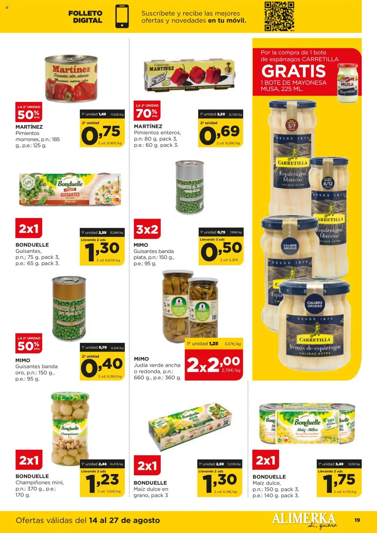 Alimerka folleto Castilla y León │ válido desde el 14.08.2025 | Página: 22 | Productos: Νερό καρύδας, Οθόνη προβολής