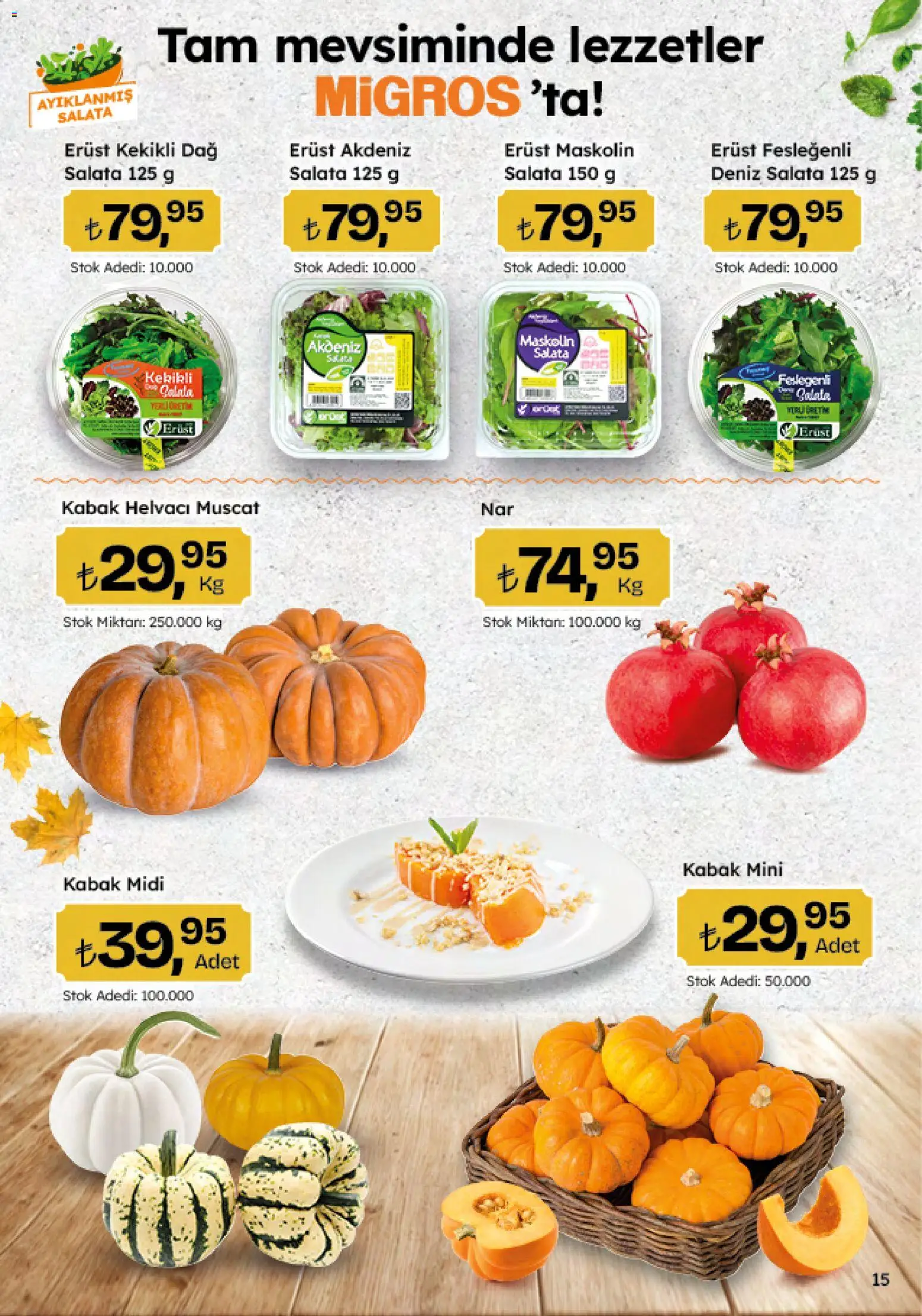 Migros Katalog - Migroskop - 23.10.2025 tarihinden itibaren geçerlidir | Sayfa: 15 | Ürünler: Ekmek