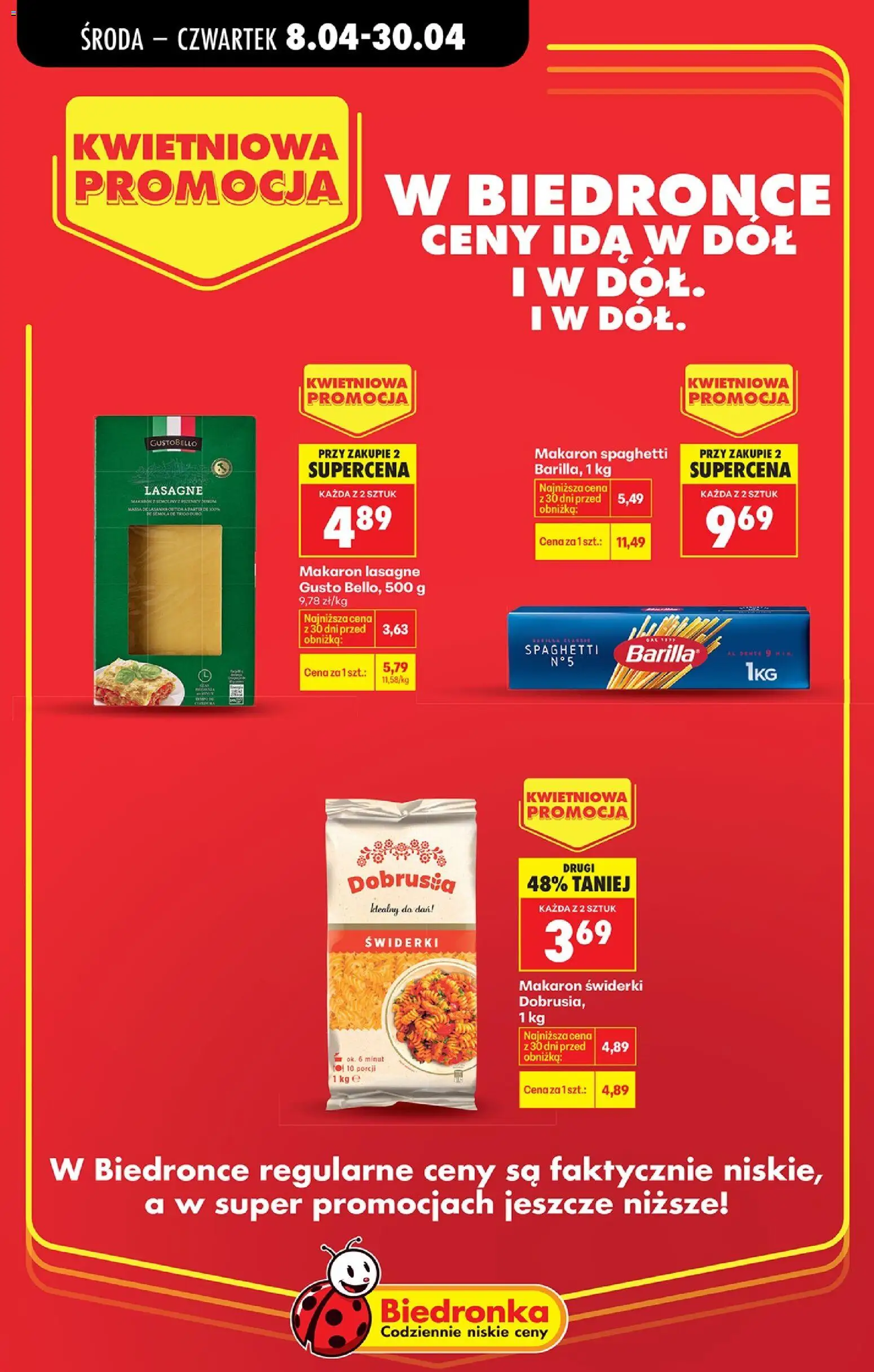 Biedronka Polsko leták - Kwietniowa promocja od 08.04.2026 | Strana: 15 | Produkty: Lasagne