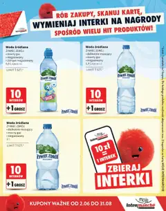 Woda źródlana ŻYWIEC ZDRÓJ, • delikatnie musujący, • mocny gaz, • niegazowany, 1 l od 02.06.2025 | Strona: 5 | Produkty: Woda źródlana, Woda