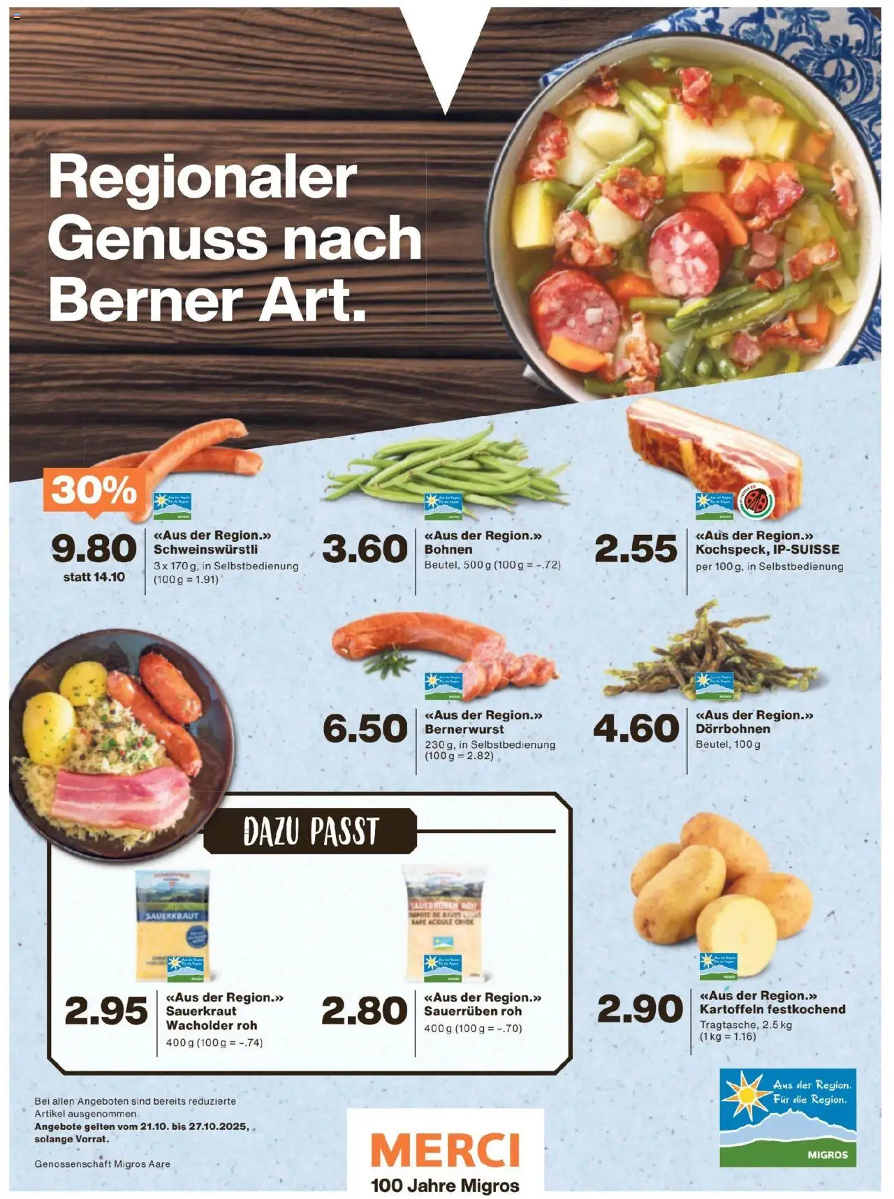 Migros Magazin – gültig ab 20.10.2025 | Seite: 43 | Produkte: Kartoffeln