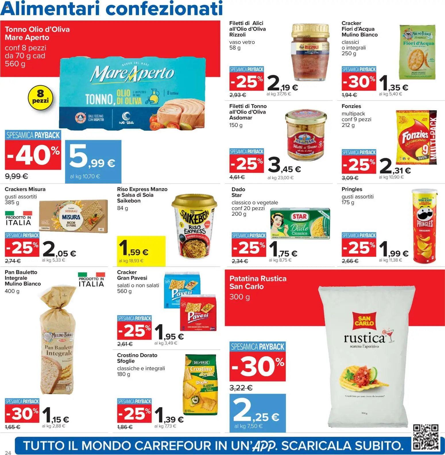 Volantino Carrefour del 07.11.2025 | Pagina: 24 | Prodotti: Disco, Alici, Vaso, Aperitivo